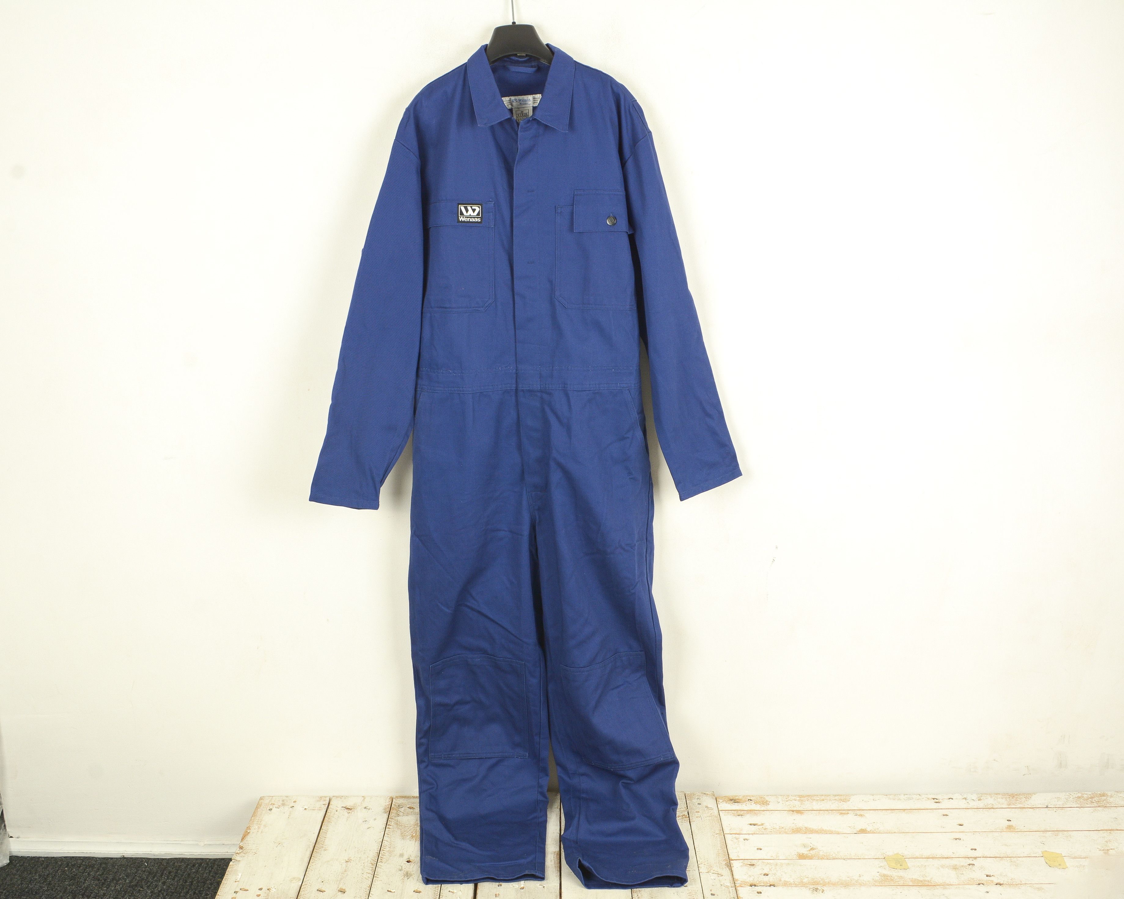 Vintage Wenaas Workwear Mens M Jumpsuit Boilersuit Coverall Chore Size US 36 / EU 52 - 2 Thumbnail