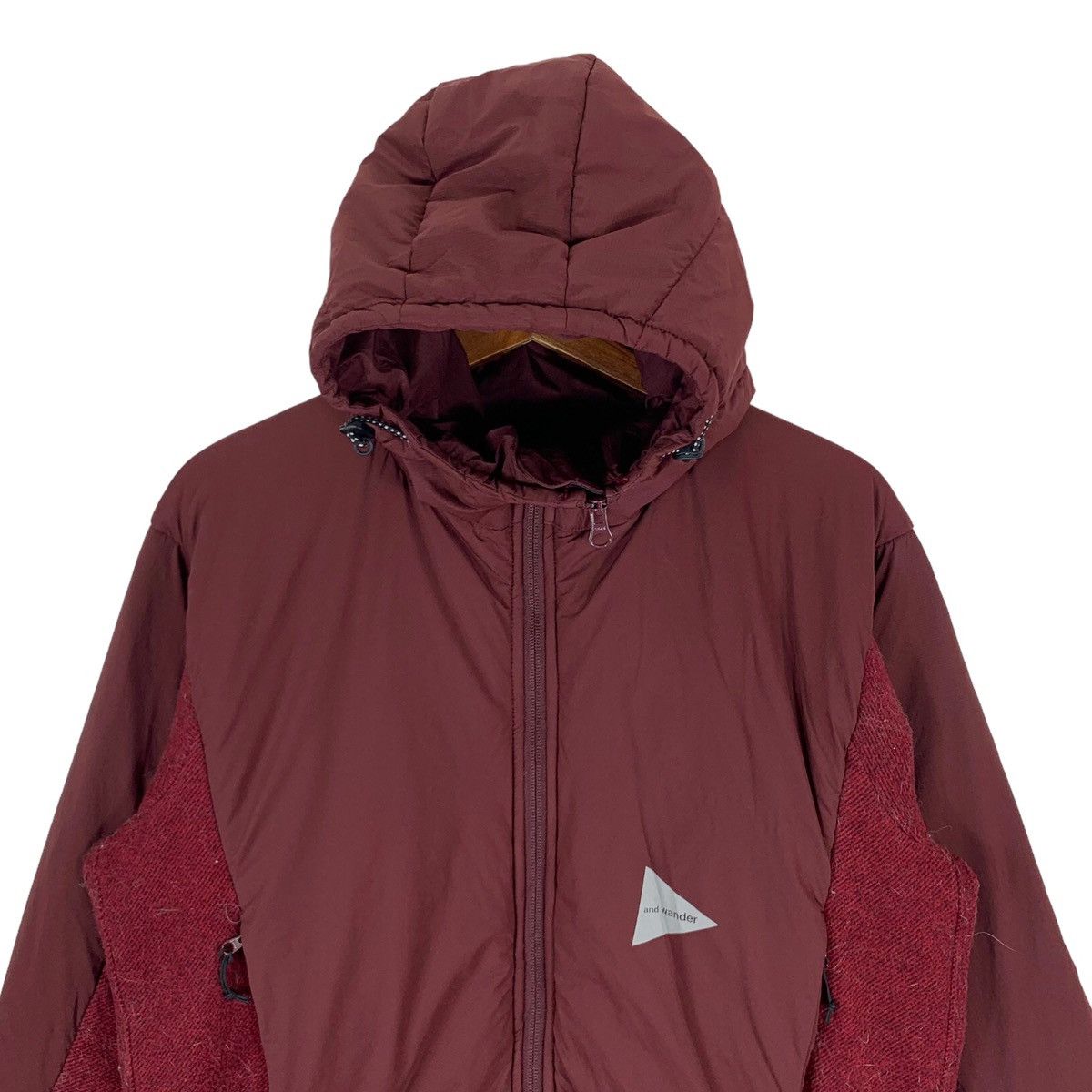 And Wander And Wander Pertex Microlight Primaloft Burgundy Fleece Size US M / EU 48-50 / 2 - 4 Thumbnail