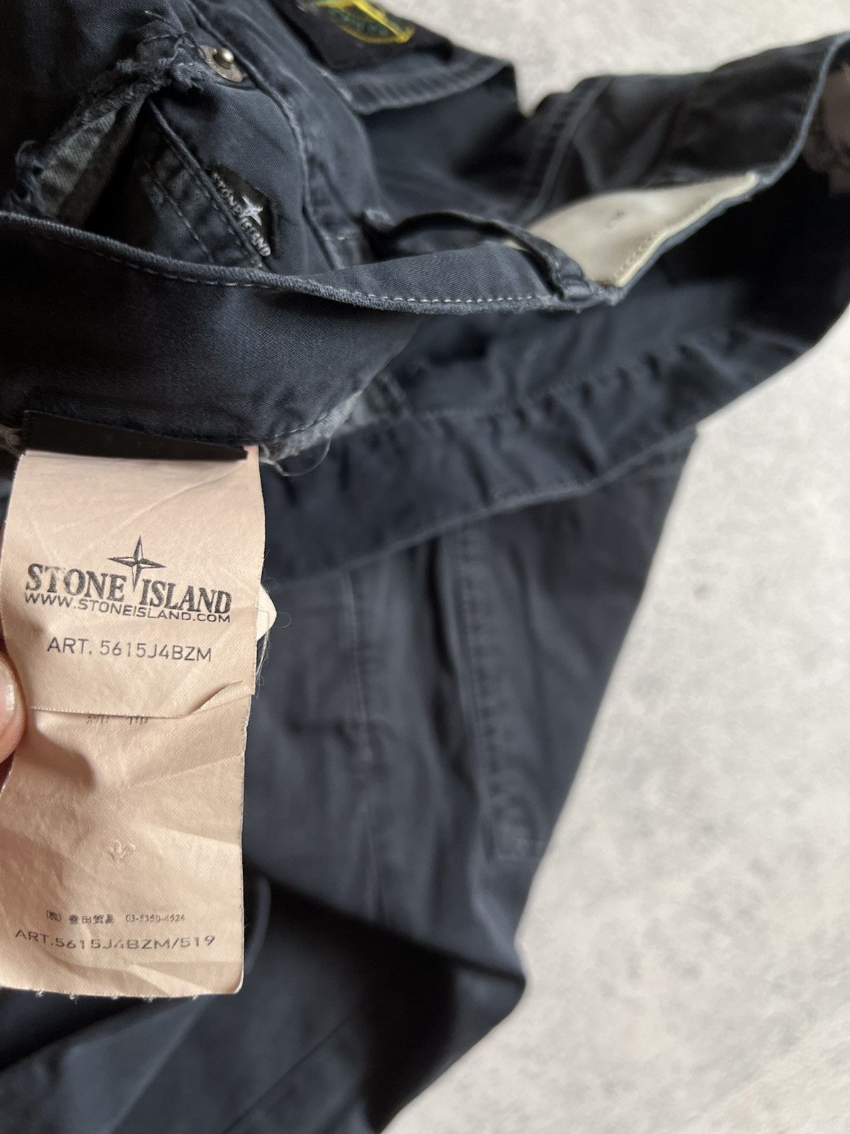 Stone Island × Vintage STONE ISLAND VINTAGE PATCH LOGO PANTS DISTRESSED CHINO y2k Size US 32 / EU 48 - 12 Thumbnail