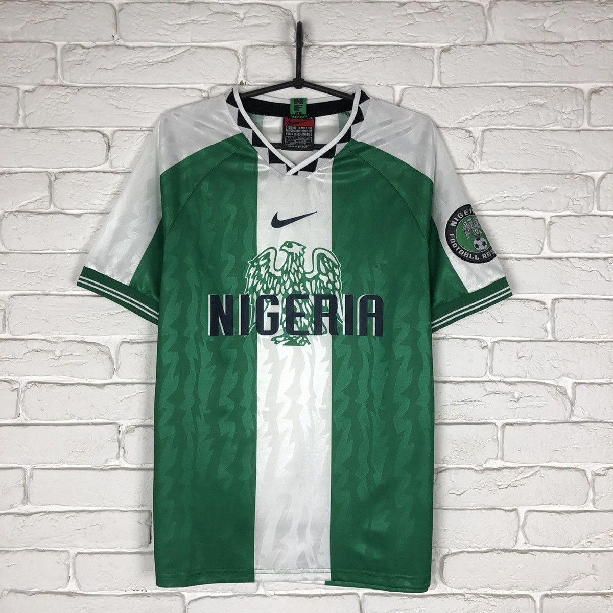 Nike × Vintage Retro Nigeria national team 1996 home jersey vintage nike Size US M / EU 48-50 / 2 - 1 Thumbnail