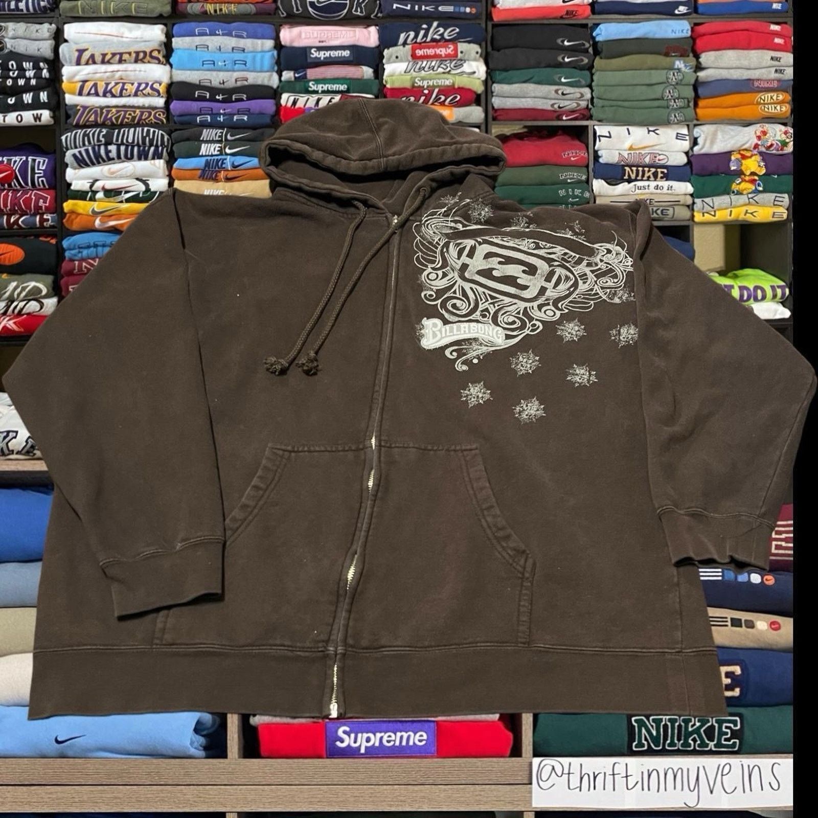 Billabong Y2K Billabong Sweatshirt/Jacket/Shirt Size US XL / EU 56 / 4 - 1 Thumbnail