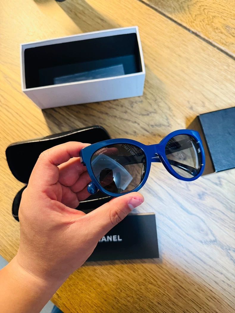 Chanel Chanel DK Blue Sunglasses for Women -2505 Size ONE SIZE - 5 Thumbnail