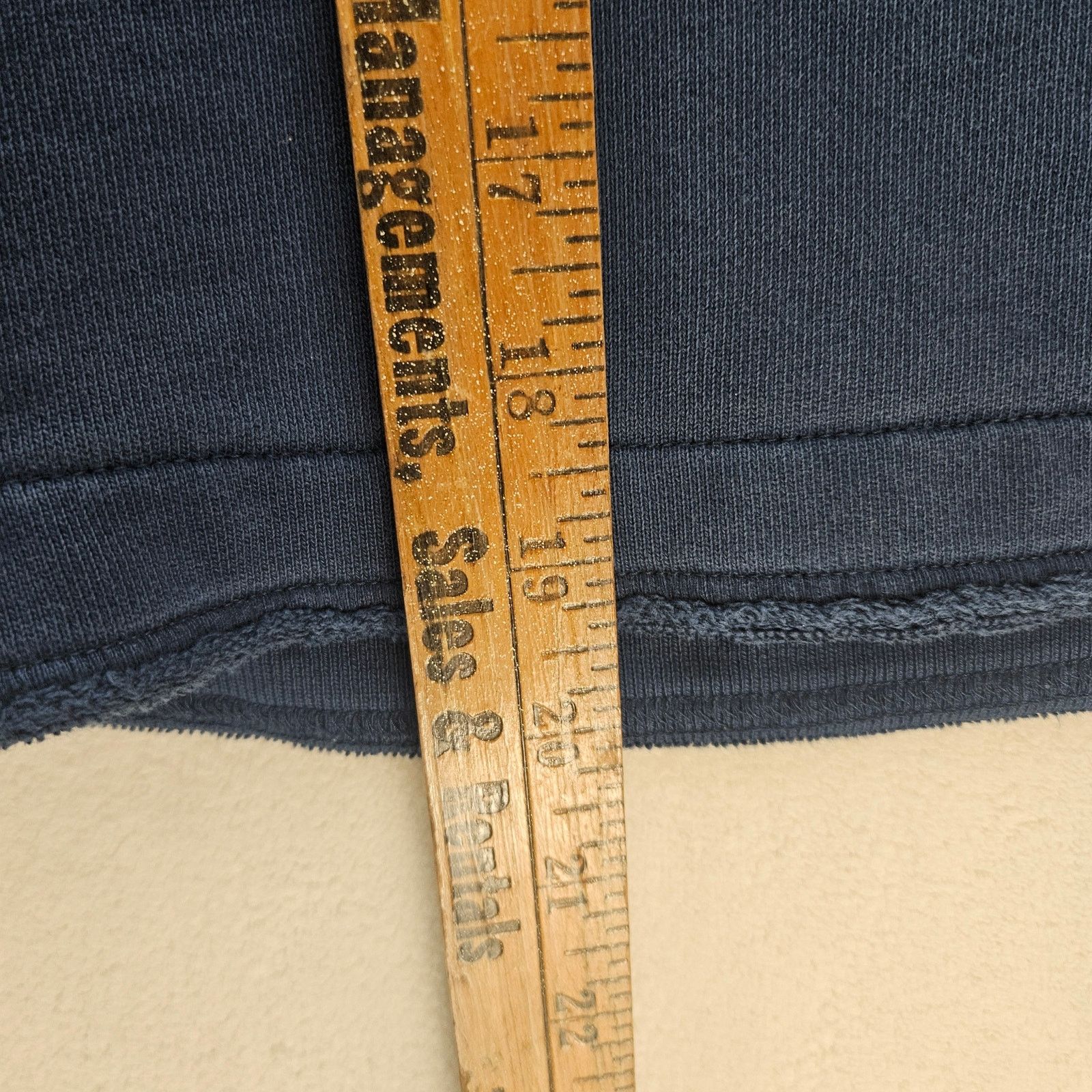 Tommy Hilfiger TOMMY HILFIGER MEN'S LARGE VINTAGE TERRY CLOTH BLUE SHORTS Size US 36 / EU 52 - 3 Thumbnail