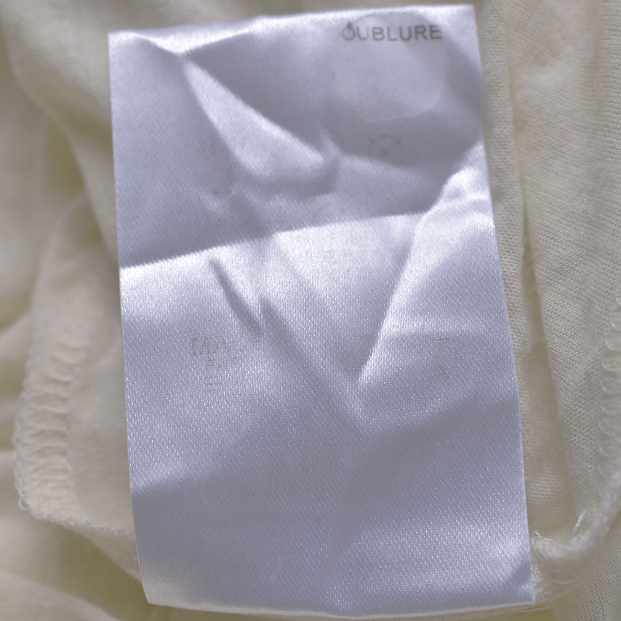 Balenciaga BALENCIAGA Off-white Long-sleeve T-Shirt Made in Portugal Size US L / EU 52-54 / 3 - 4 Thumbnail