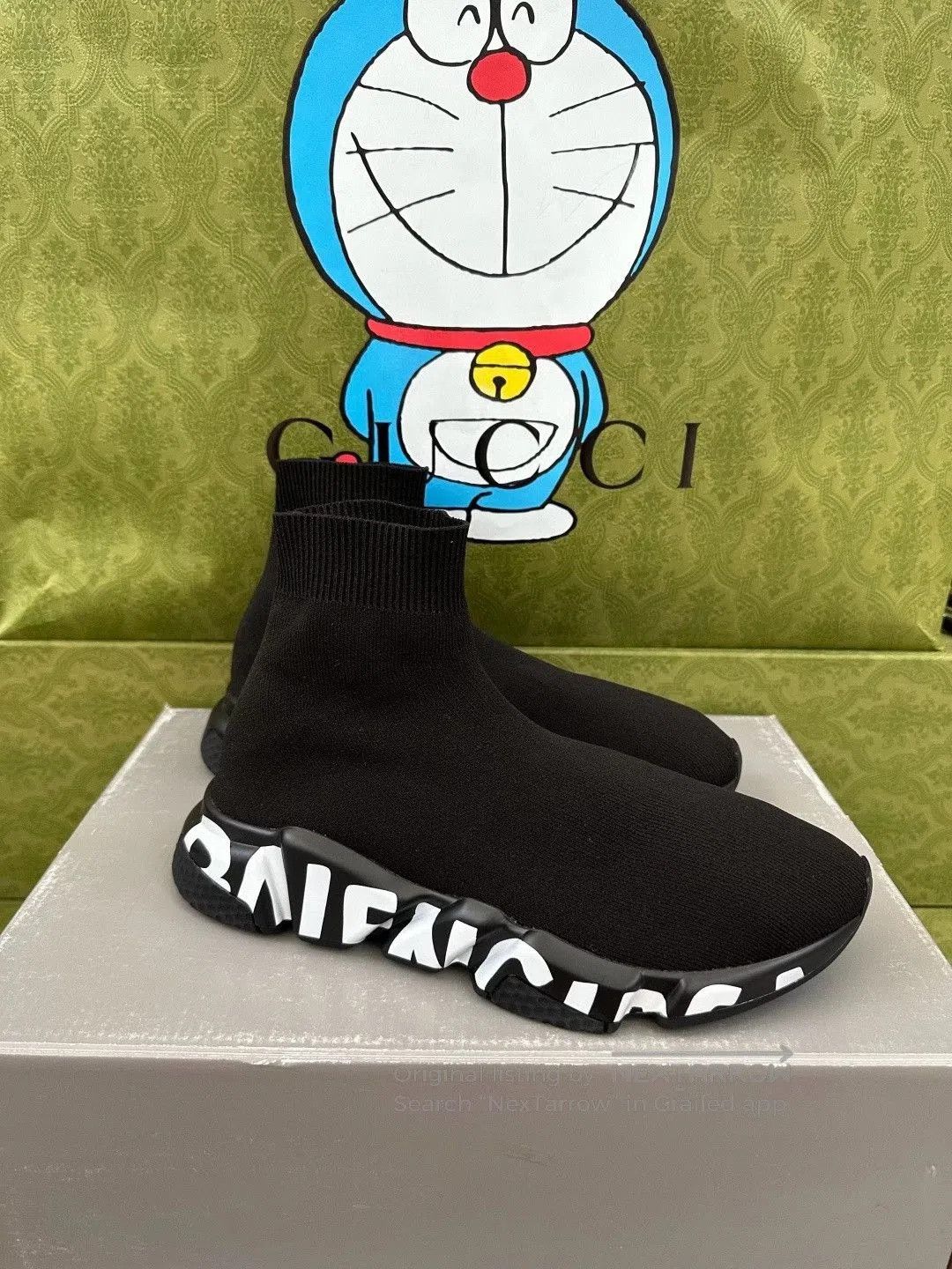 Balenciaga Balenciaga Black Sock Shoes. Size US 7 / EU 40 - 2 Thumbnail