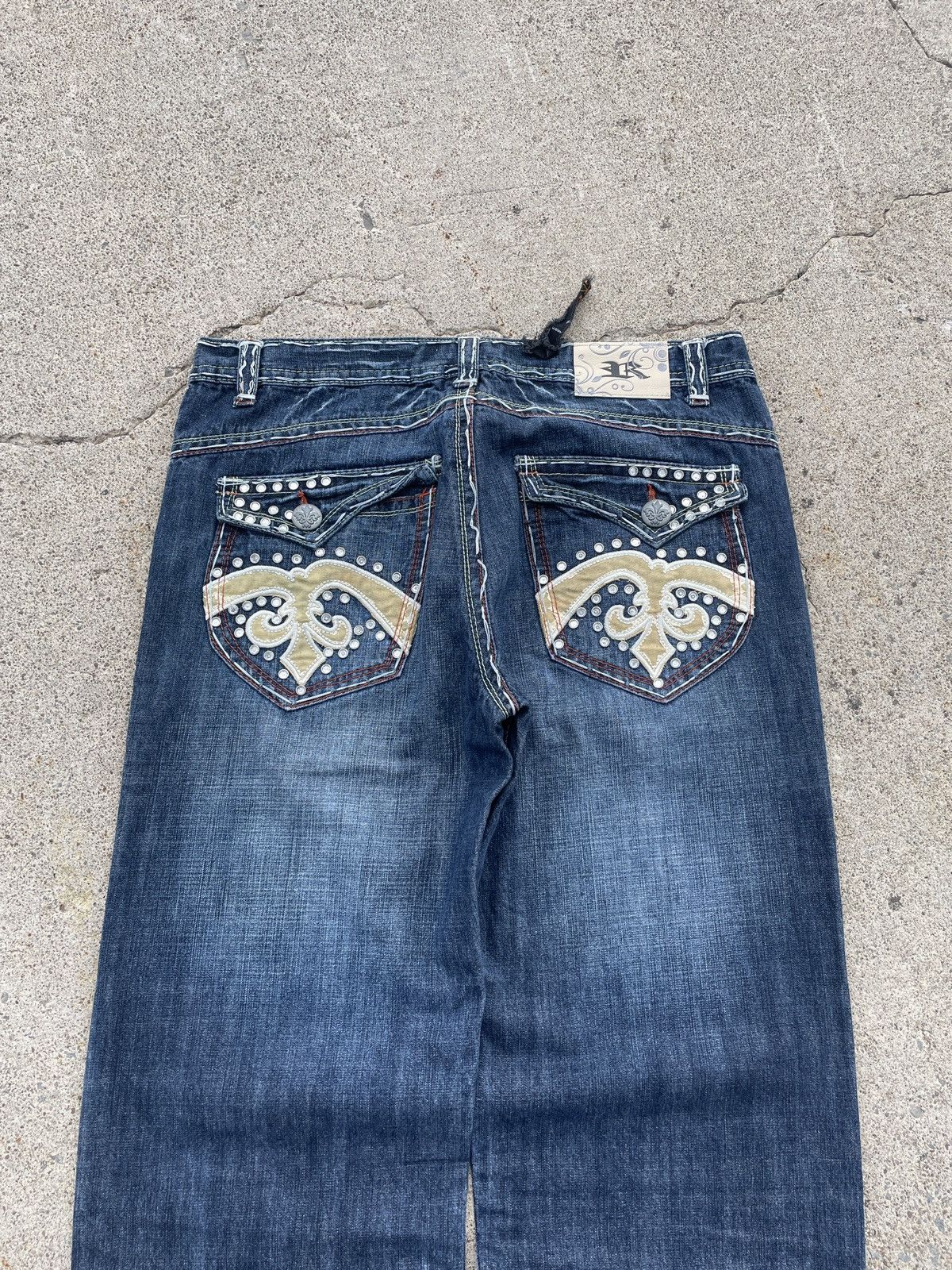 Other Riflessie Embroidered y2k Baggy Denim Size US 36 / EU 52 - 2 Thumbnail