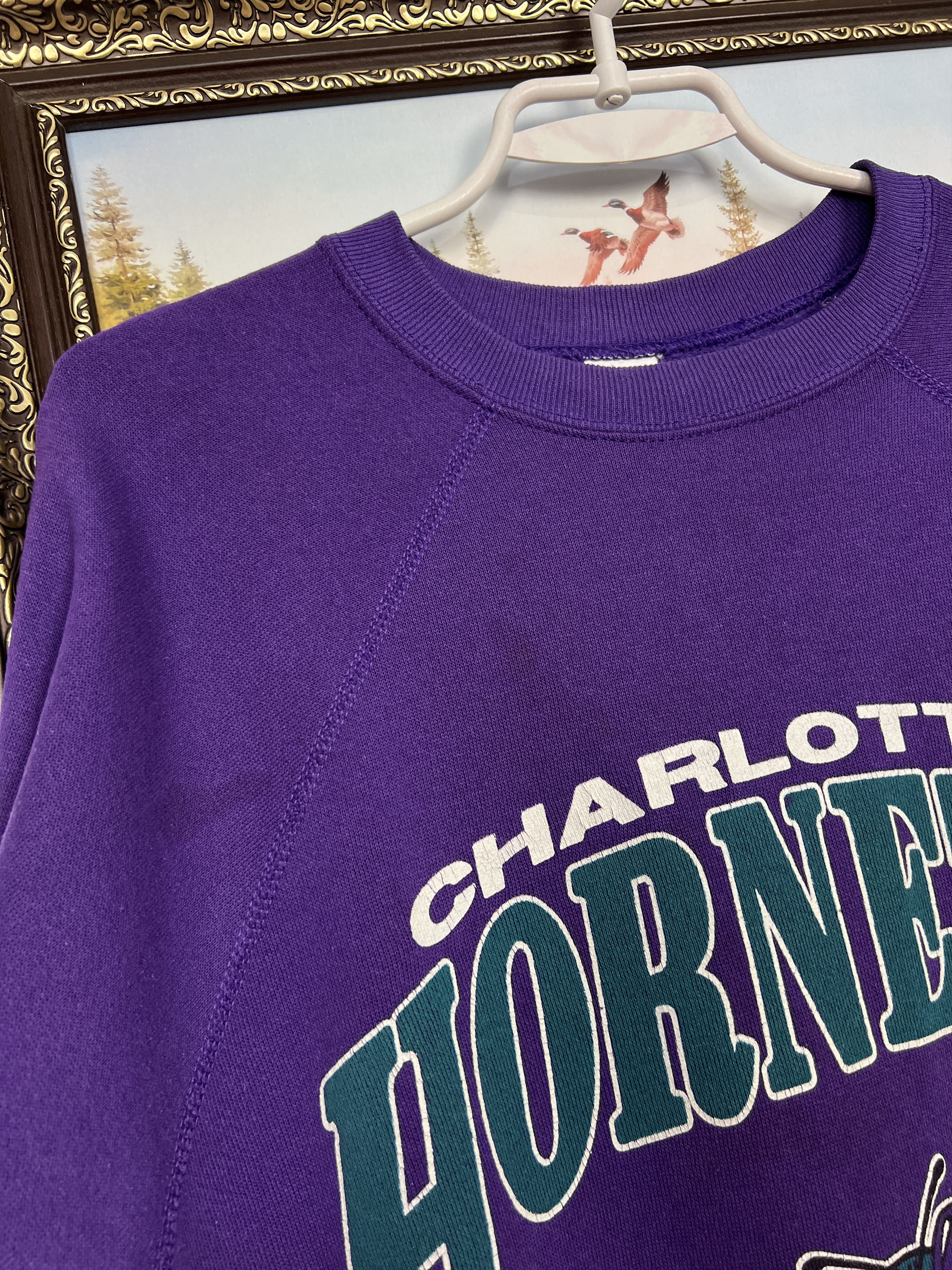 Vintage Charlotto Hornets Over Print NBA Sweatshirt Crewneck Size US M / EU 48-50 / 2 - 5 Thumbnail