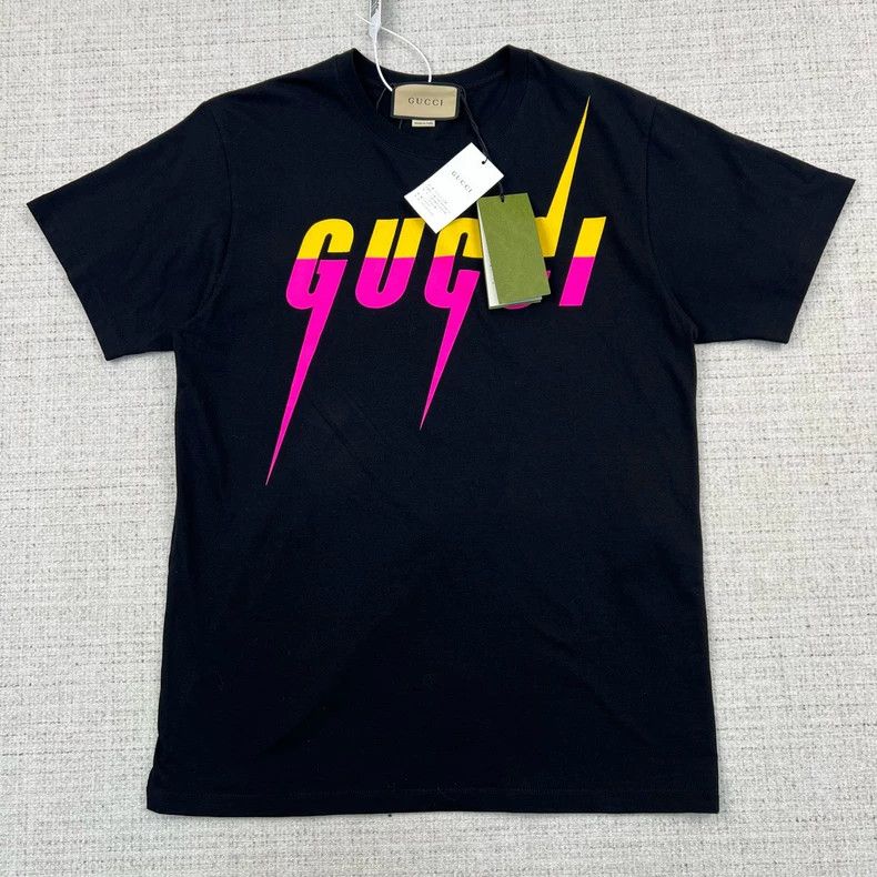 Gucci Gucci SS23 Letter Blade Printed Casual Round Neck Short Sle Size US S / EU 44-46 / 1 - 1 Thumbnail