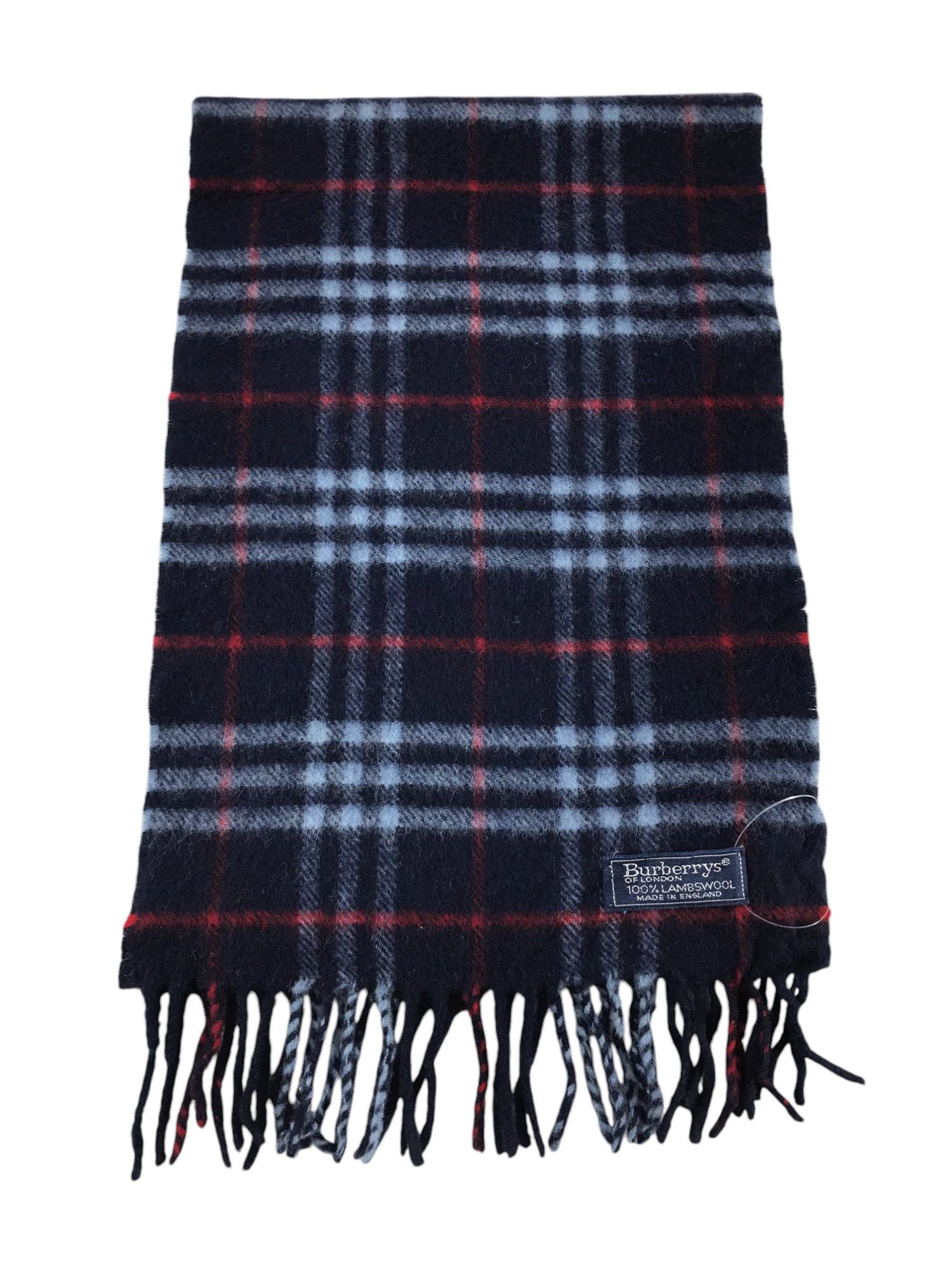 Burberry × Vintage Burberry Scarf / Muffler / Neckwear - WW1395 Size ONE SIZE - 2 Thumbnail