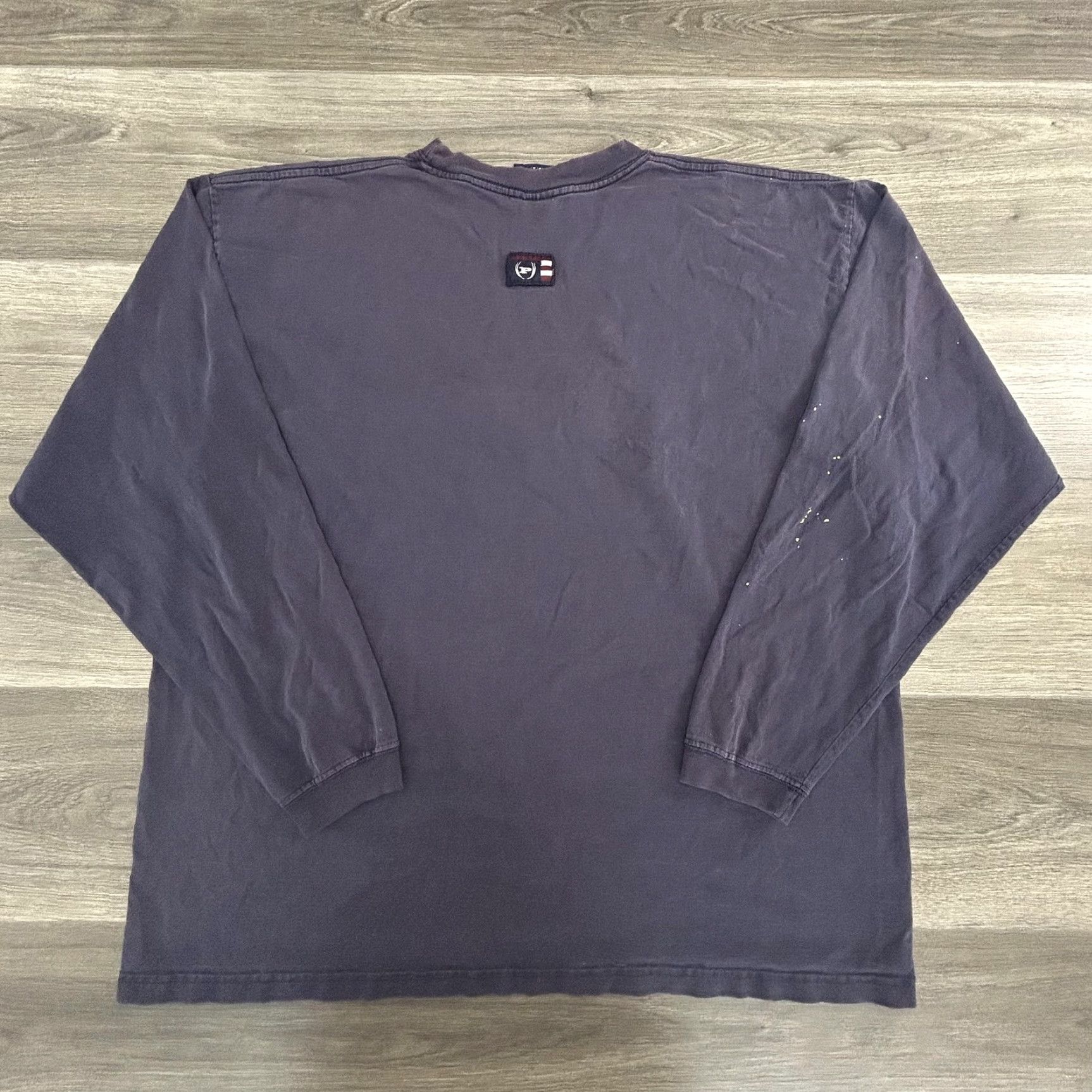 Phat Farm VINTAGE Phat Farm Shirt Mens XL Crewneck Embroidered Spell Out USA 90s Hip Hop Navy Blue Size US XL / EU 56 / 4 - 6 Thumbnail