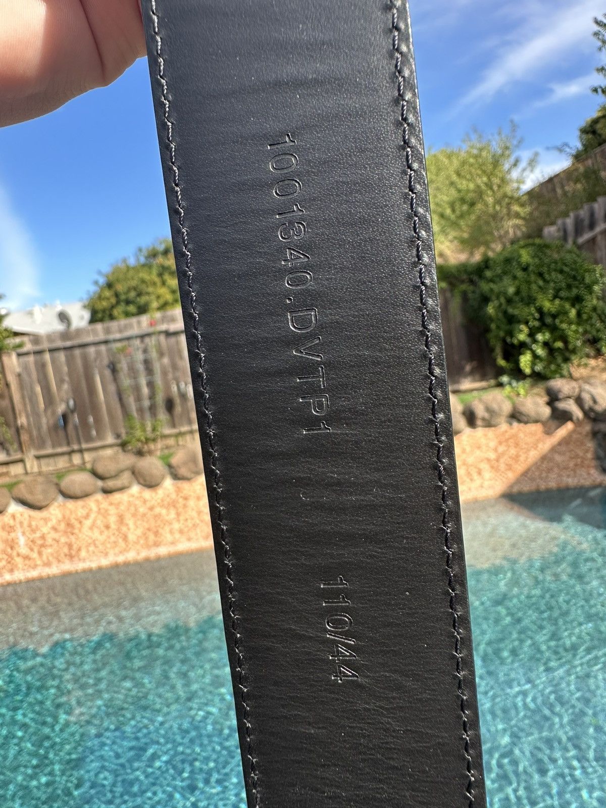 Versace LA MEDUSA LEATHER BELT 4 CM Size 38 - 6 Thumbnail
