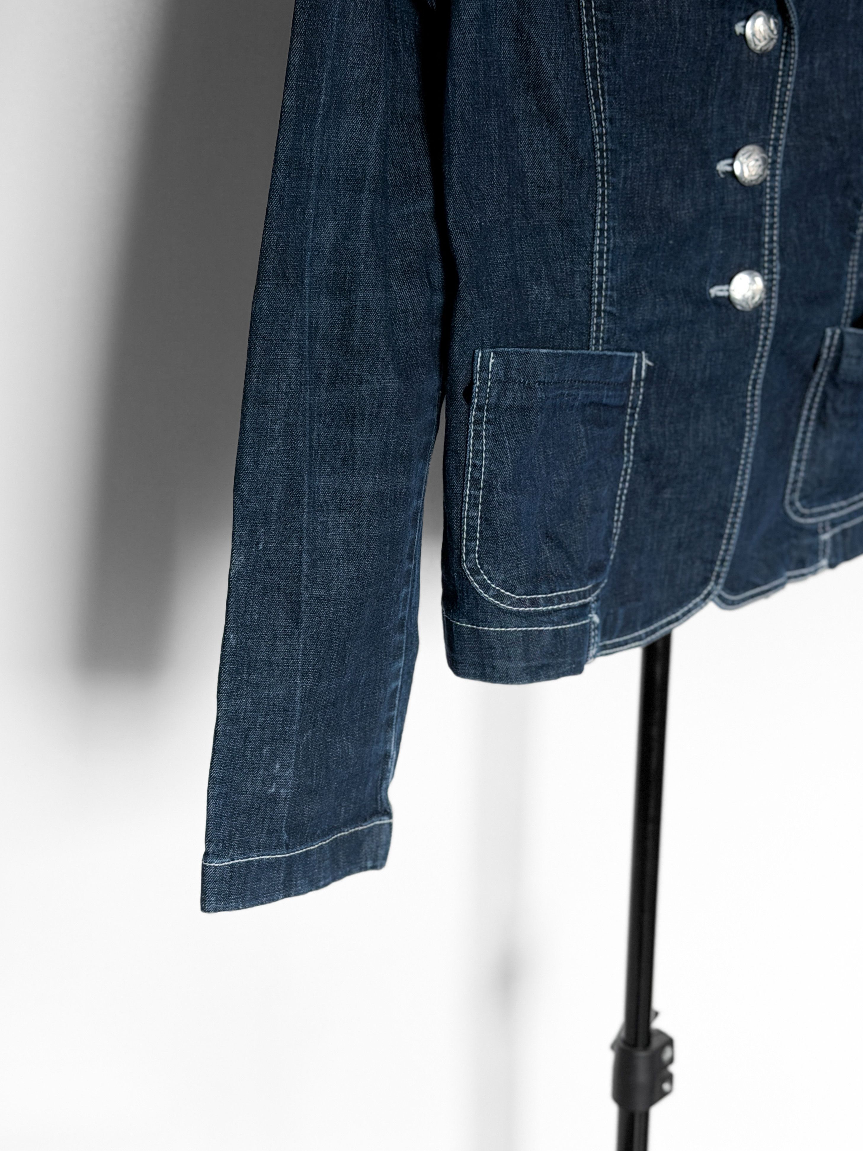 Max Mara Max Mara Vintage Women’s Denim Jacket Size M / US 6-8 / IT 42-44 - 4 Thumbnail