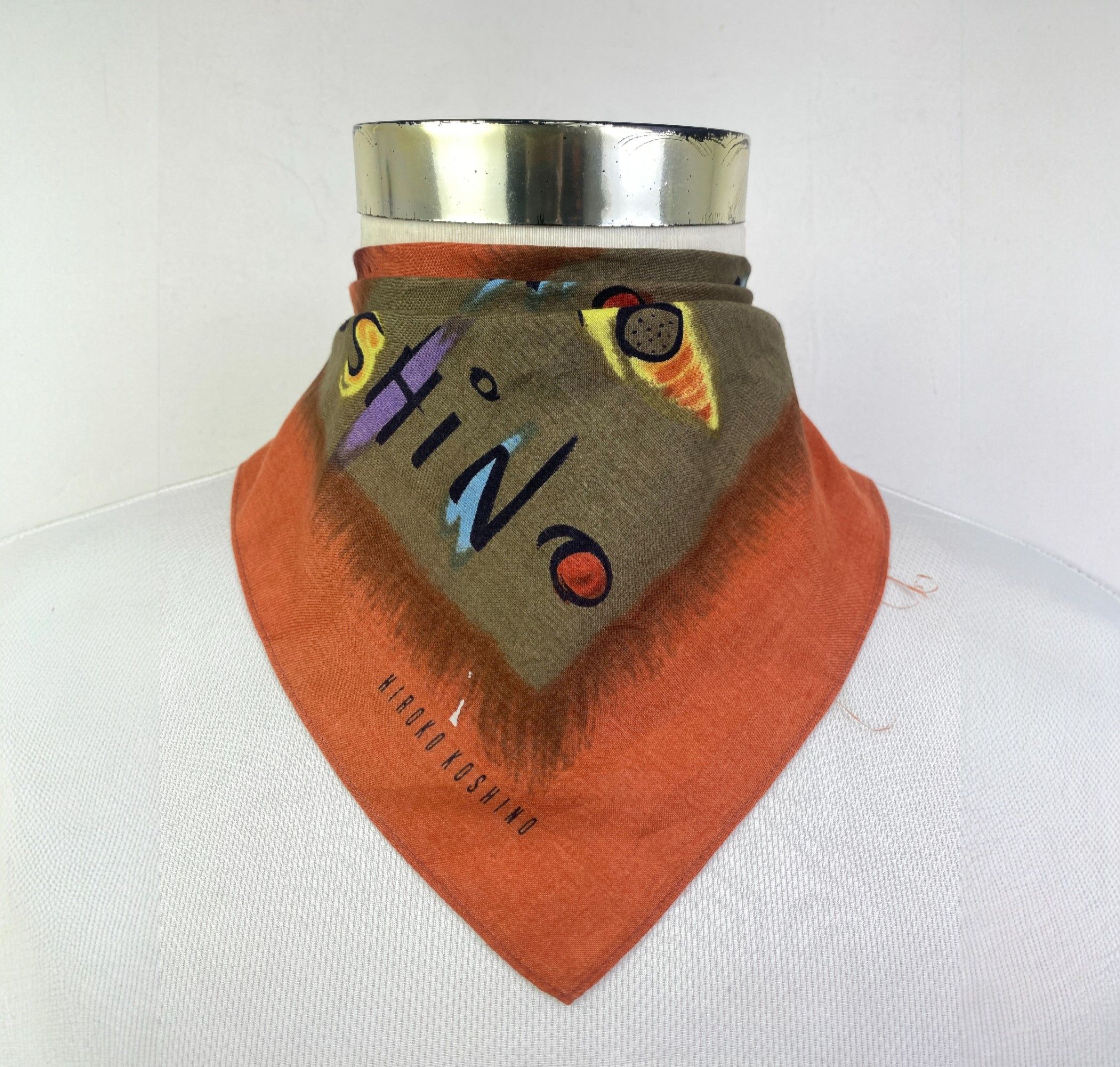Hiroko Koshino Homme Hiroko Koshino Handkerchief / Neckerchief HKC0997 Size ONE SIZE - 1 Thumbnail