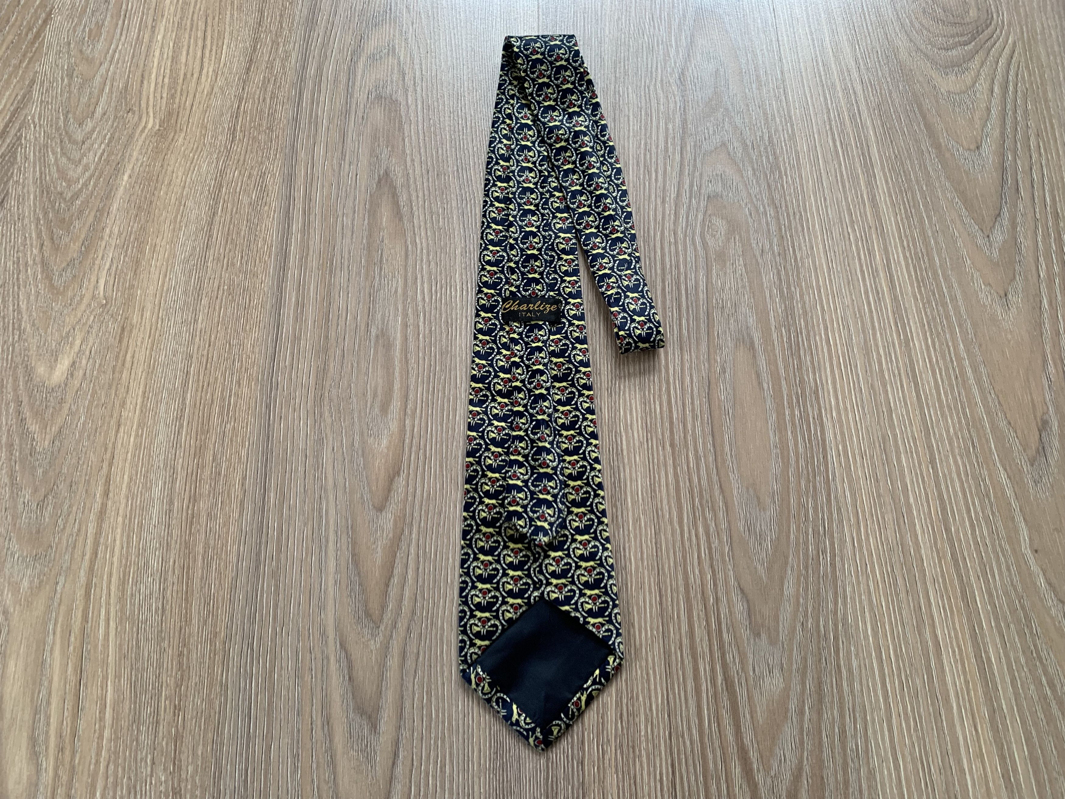 Other Charlize Italian Monogram Silk Tie Size ONE SIZE - 5 Thumbnail