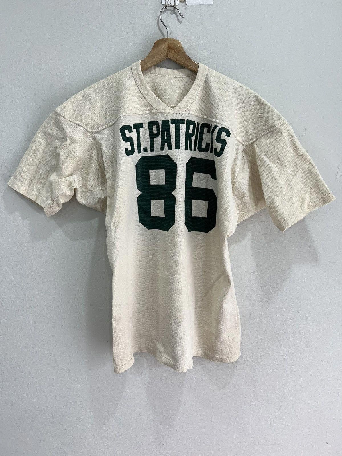 Vintage Vintage Vandervoort Football St Patricks Jersey 60s 70s Size US L / EU 52-54 / 3 - 1 Thumbnail
