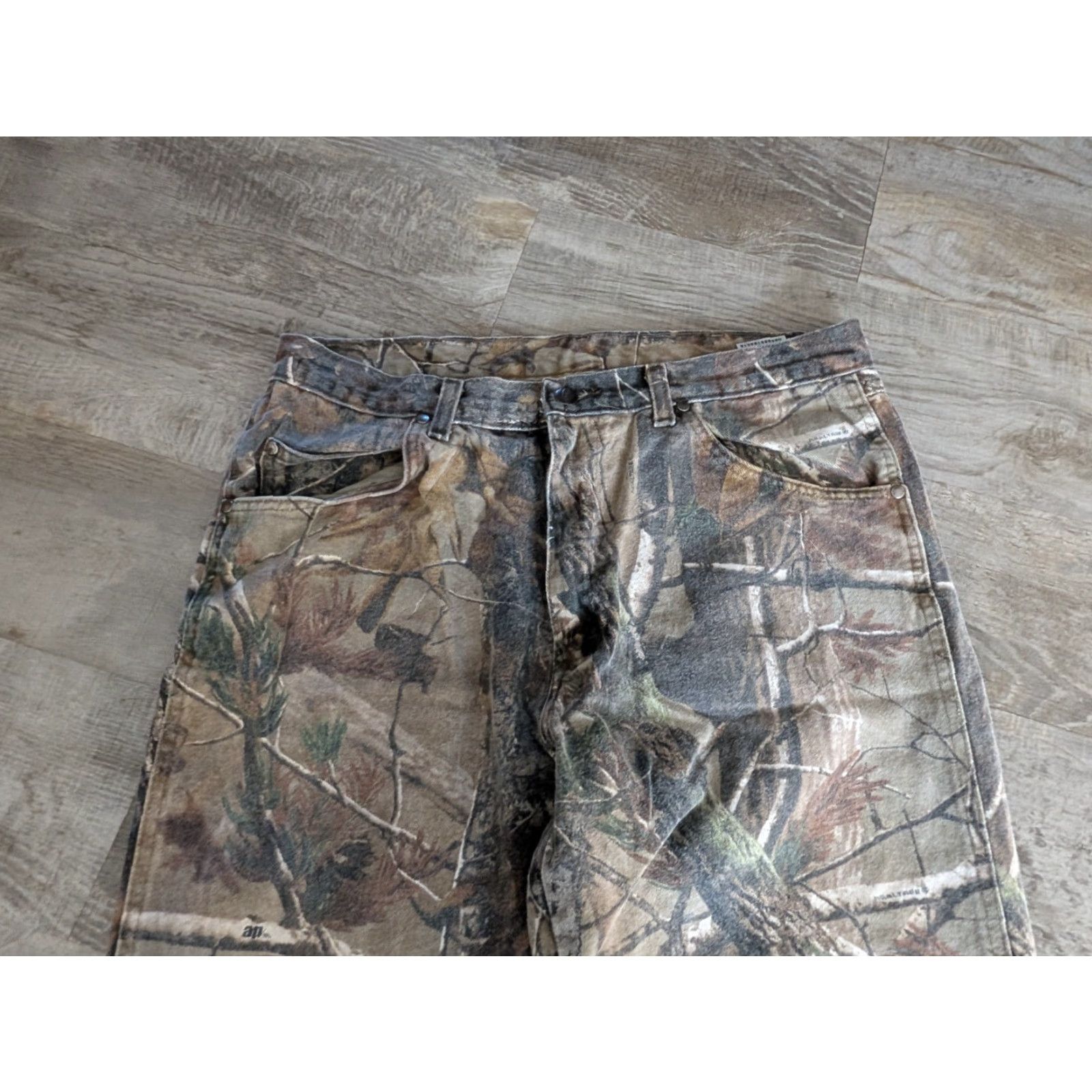 Wrangler VINTAGE Wrangler Pro Gear Realtree Camo Jeans Men 36x29 Regular Stretch 5-Pocket Camouflage Outdoors Mens Size US 36 / EU 52 - 3 Thumbnail