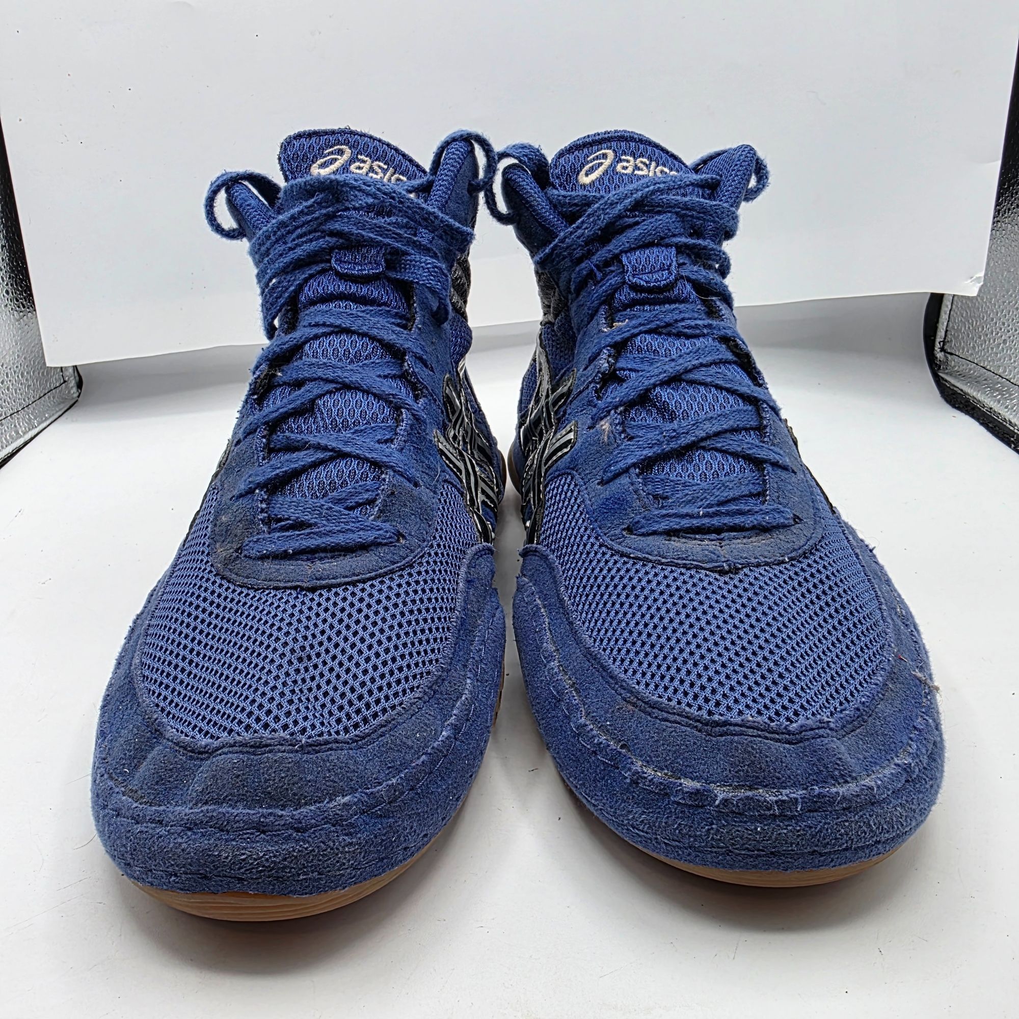 Asics Asics Matflex Mens Wrestling Shoes Size 11.5 Blue Breathable Size US 11.5 / EU 44-45 - 2 Thumbnail