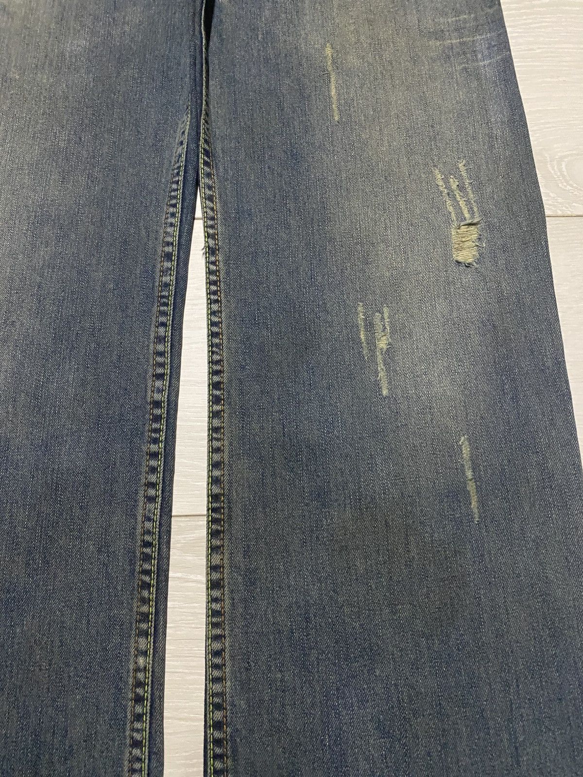 If Six Was Nine Takeshy Kurosawa State of the Art Denim Baggy Jeans Size US 30 / EU 46 - 8 Thumbnail