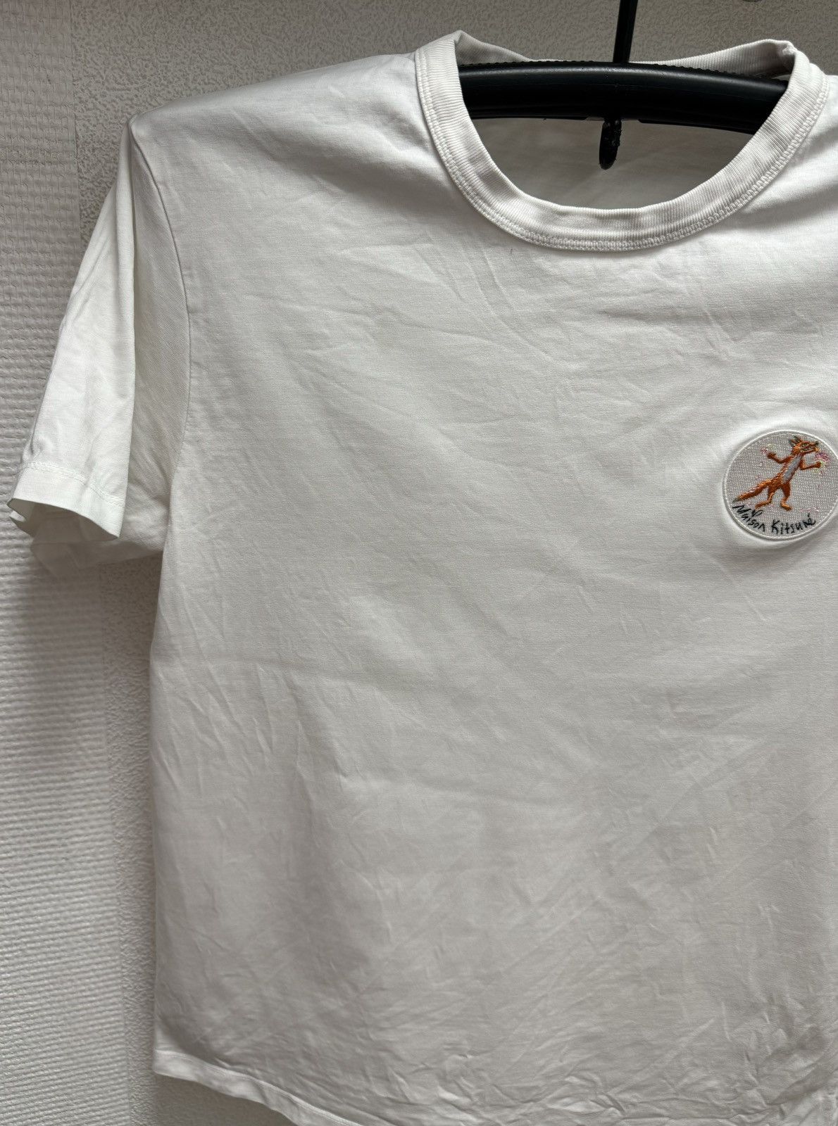 Maison Kitsune Maison kitsune white fox t-shirt M sz Size US M / EU 48-50 / 2 - 2 Thumbnail