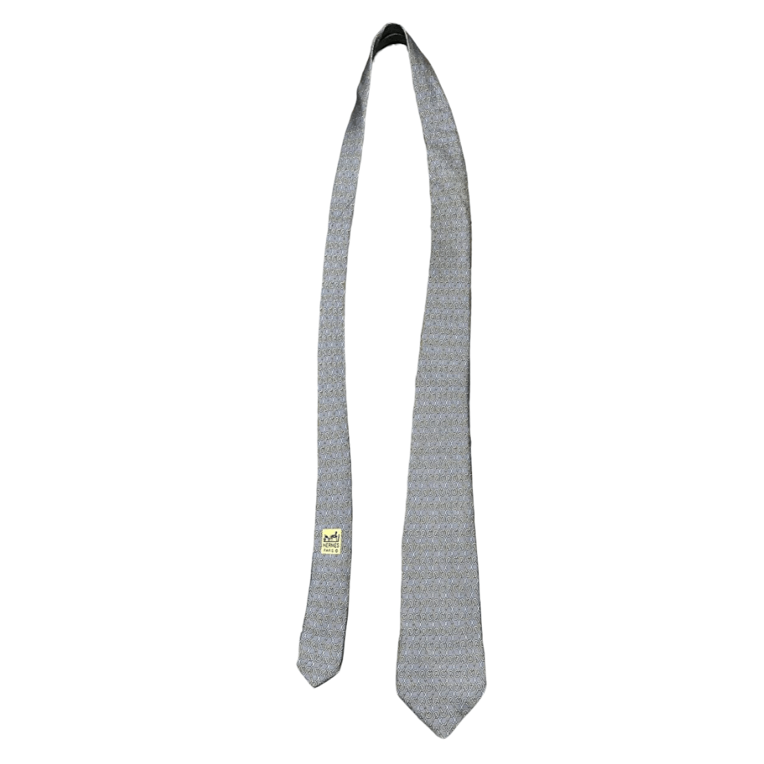 Hermes Vintage Hermes Paris Silk Tie Size ONE SIZE - 2 Thumbnail