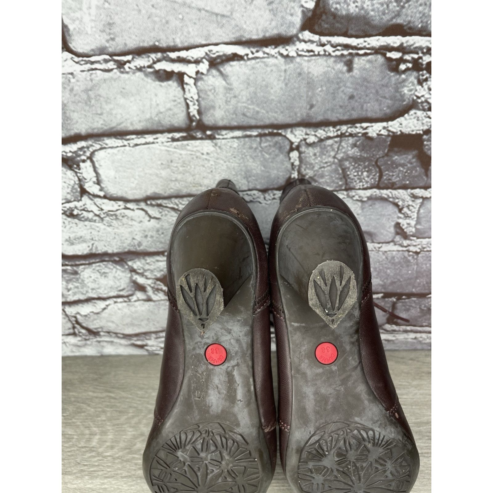 Camper Camper Alicante Brown Leather Lace Up Heel Ankle Boots Women Size US 7.5 / IT 37.5 - 17 Thumbnail