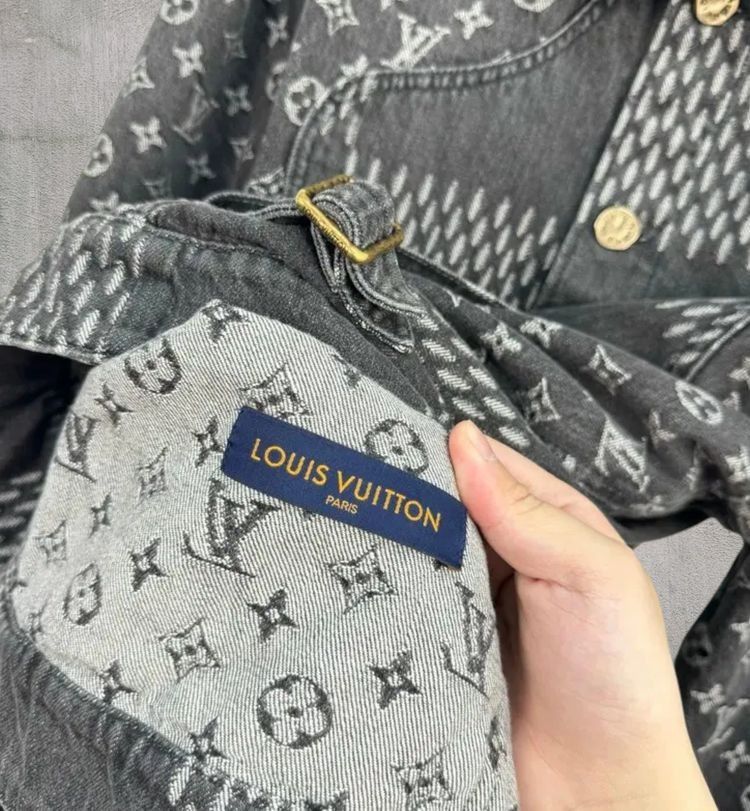 Louis Vuitton × Nigo Monogram Denim Jacket Size US L / EU 52-54 / 3 - 4 Thumbnail