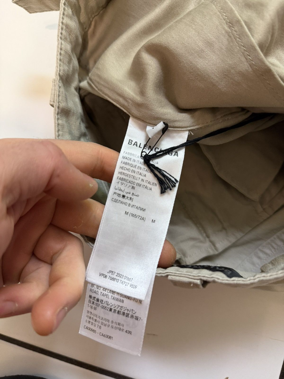 Balenciaga M Ripstop Khaki Cargo Flare Pants Size US 36 / EU 52 - 13 Thumbnail