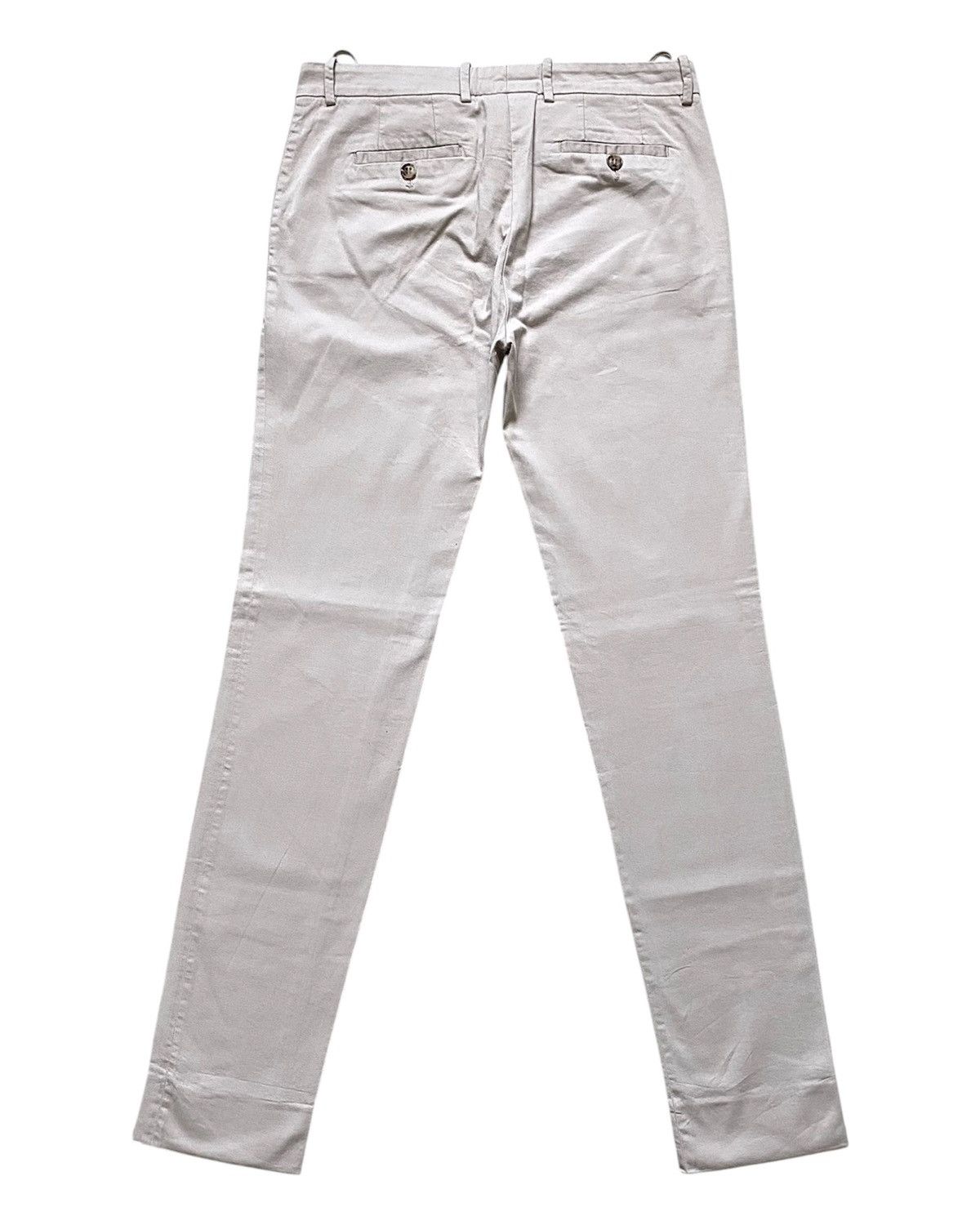 Loro Piana Women’s Loro Piana Beige Cotton Chino Pants Trousers Luxury Size 28" / US 6 / IT 42 - 5 Thumbnail