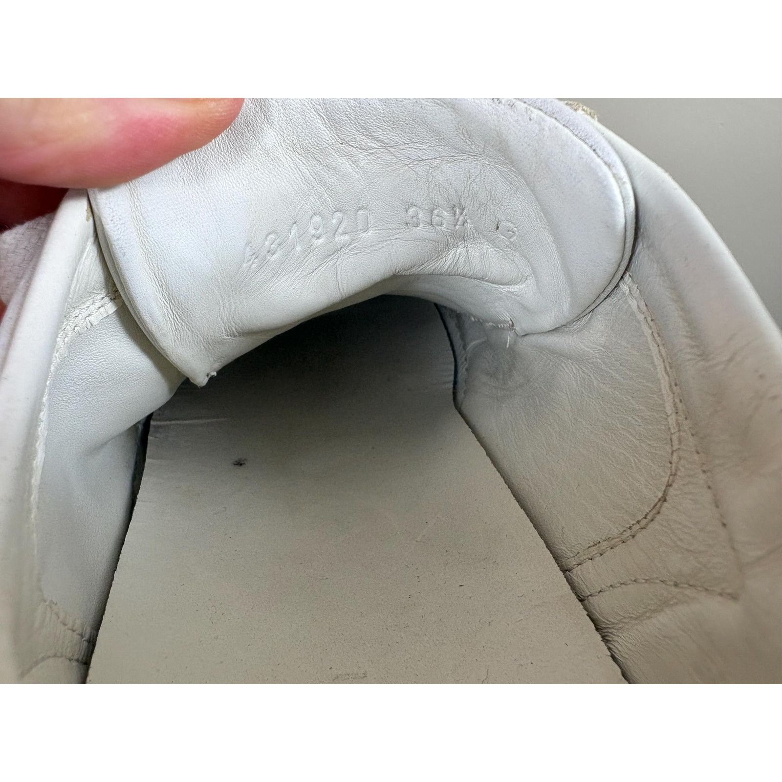 Gucci Authentic Gucci Ace White Leather Embroidered Sneaker Size US 6.5 / IT 36.5 - 7 Thumbnail