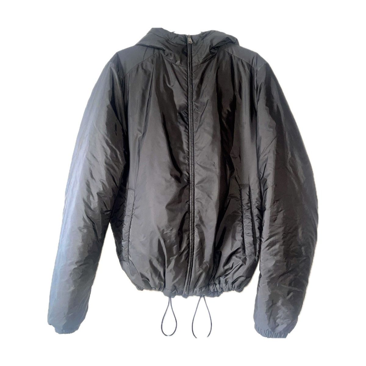 PRADA 2021 Reversable Black/Blue Nylon Puffer Jacket