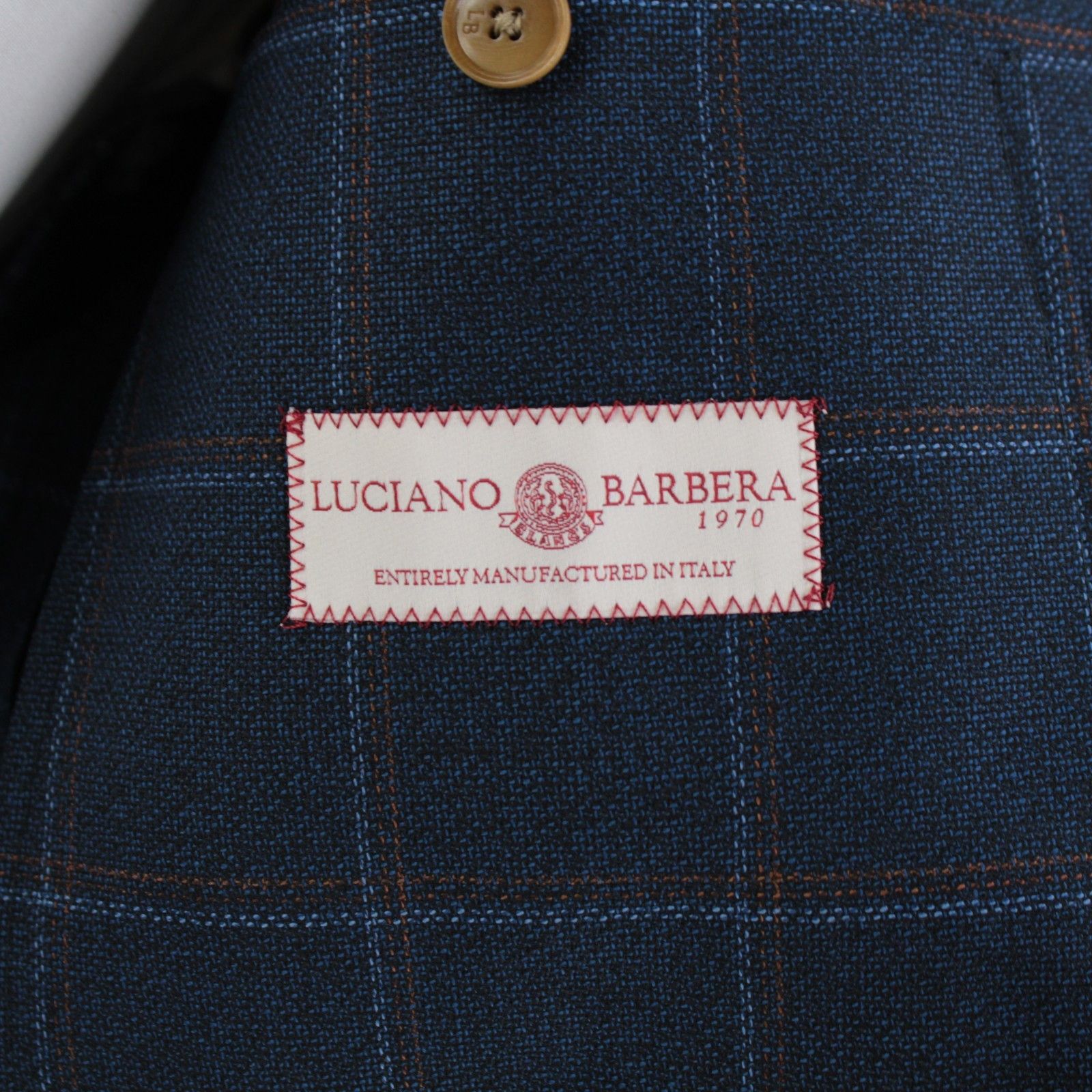 Luciano Barbera Luciano Barbera Sport Coat Size 42 US in Blue Size 42R - 7 Thumbnail