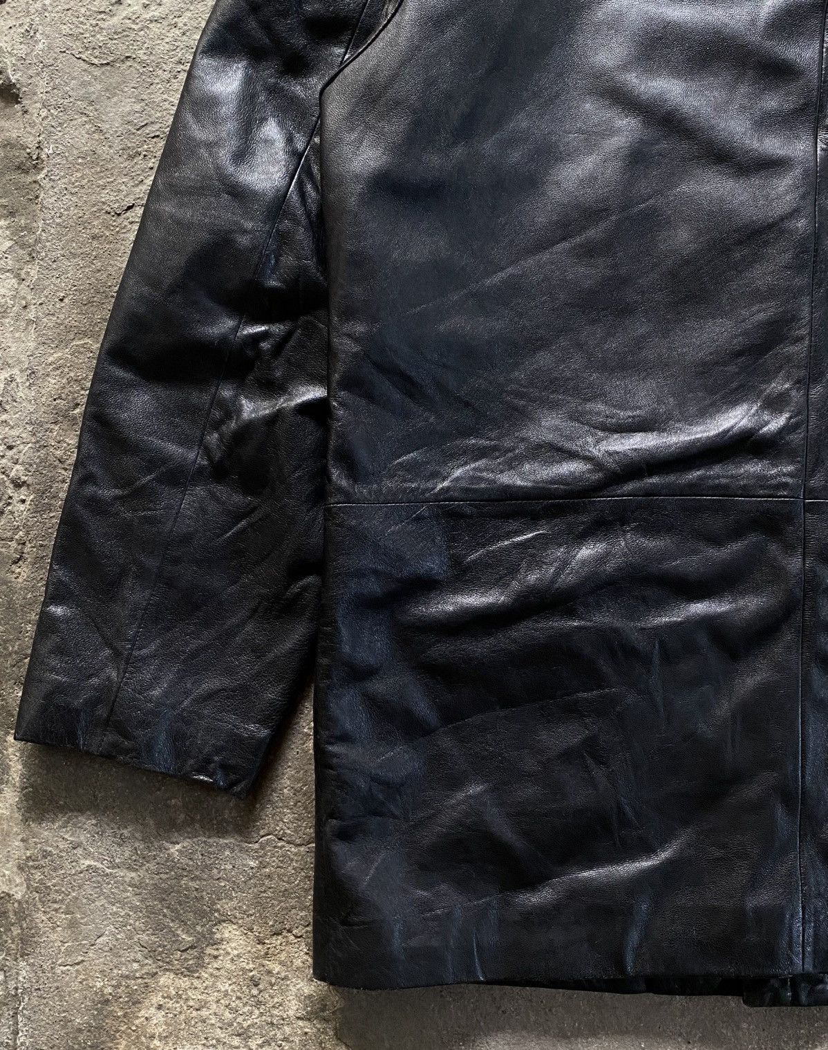 Balenciaga Balenciaga - 1997 Zip-up leather jacket Size US L / EU 52-54 / 3 - 10 Thumbnail