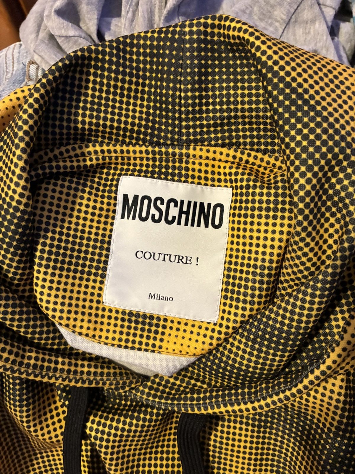 Moschino Moschino polka dot plaid hoodie Size US L / EU 52-54 / 3 - 4 Thumbnail