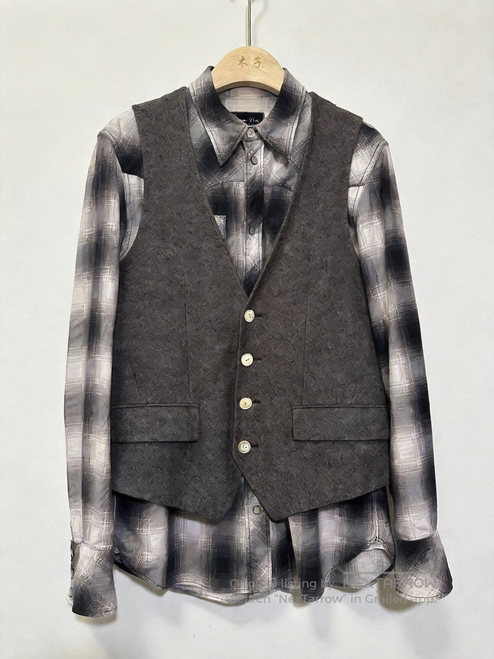トップス 2007SS Number (N)ine music note vest Number Nine Music Notes | Grailed