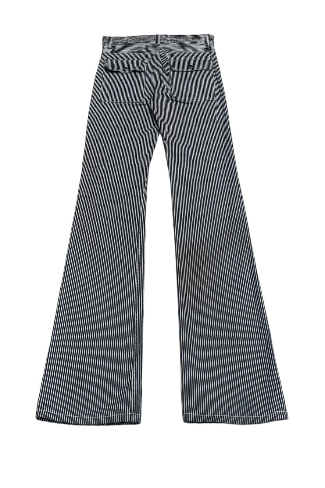If Six Was Nine × Japanese Brand Rare Design Vintage Brand Swell Flared Hickory Pants 2000s Size US 30 / EU 46 - 2 Thumbnail