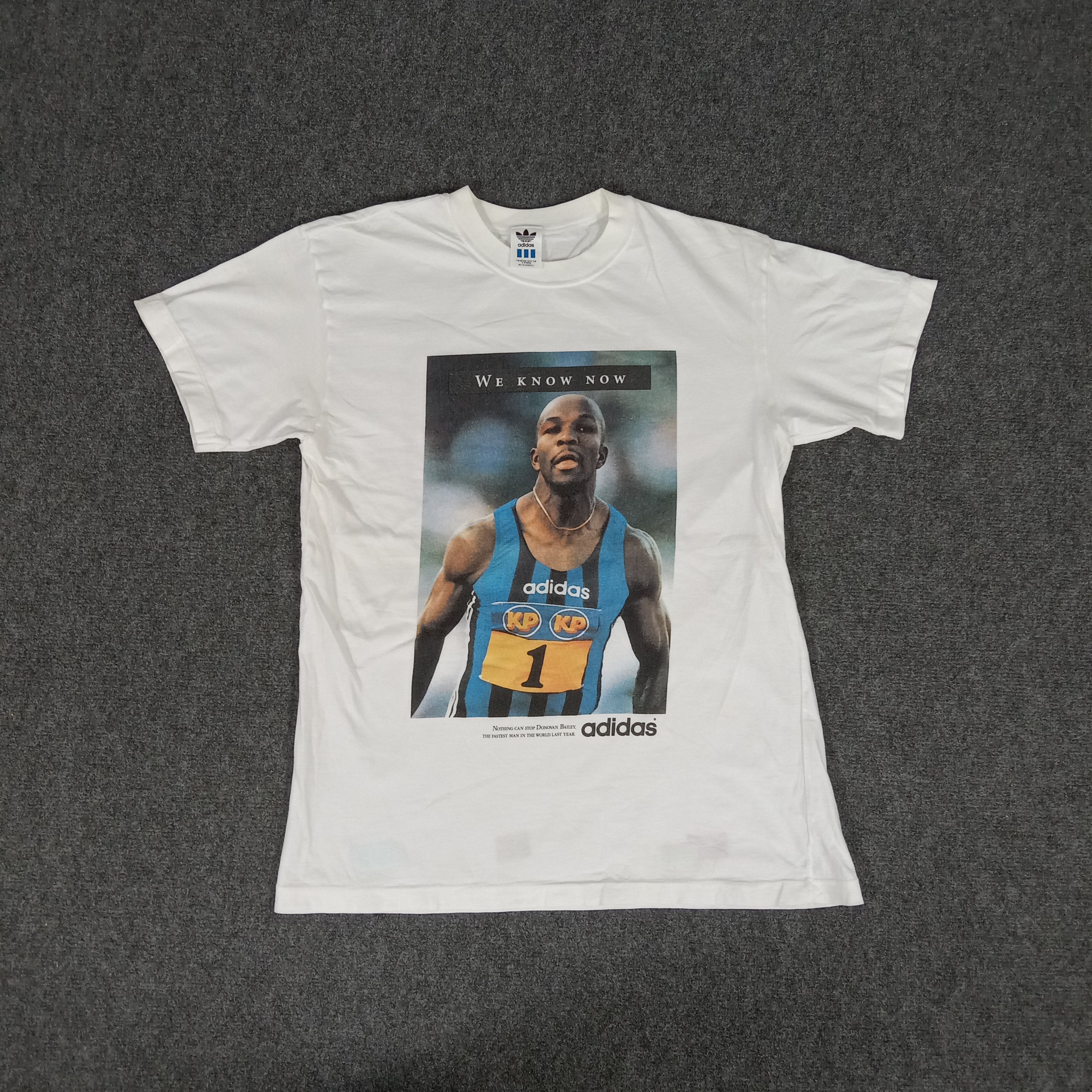 Adidas × Vintage Adidas We Know Now Running Design Tshirt Size US M / EU 48-50 / 2 - 1 Thumbnail