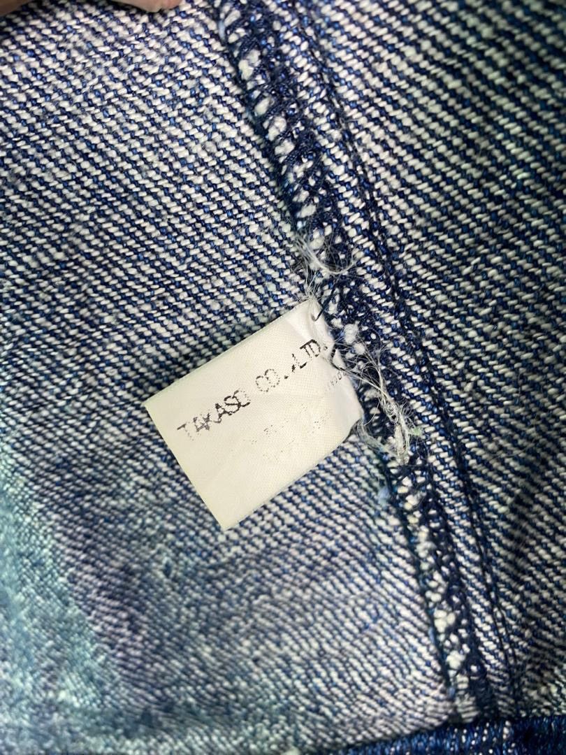 Japanese Brand Vtg 90s japanese made indigo blue denim workwear jacket Size US L / EU 52-54 / 3 - 6 Thumbnail