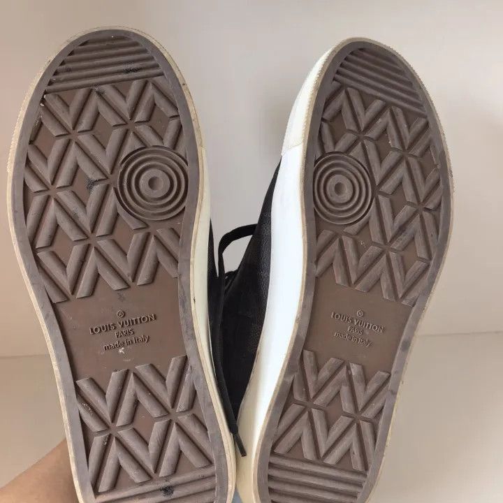 Louis Vuitton Louis Vuitton Tattoo LV Fashion Sneakers Black -2508 Size US 8.5 / EU 41-42 - 4 Thumbnail