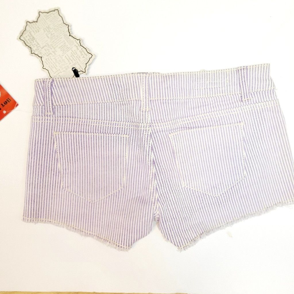 Other Hot Kiss Cici Striped Purple Cici Shorts Size 1 Size 24" / US 00 / IT 34 - 2 Thumbnail