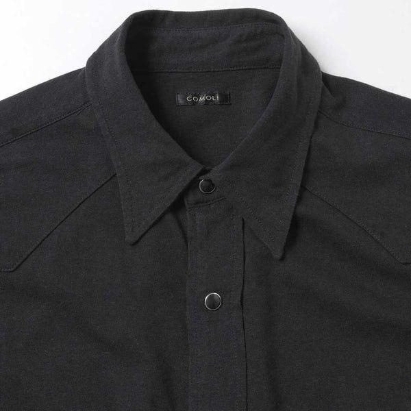Comoli cotton jersey western shirt size 3 black Size US L / EU 52-54 / 3 - 6 Thumbnail