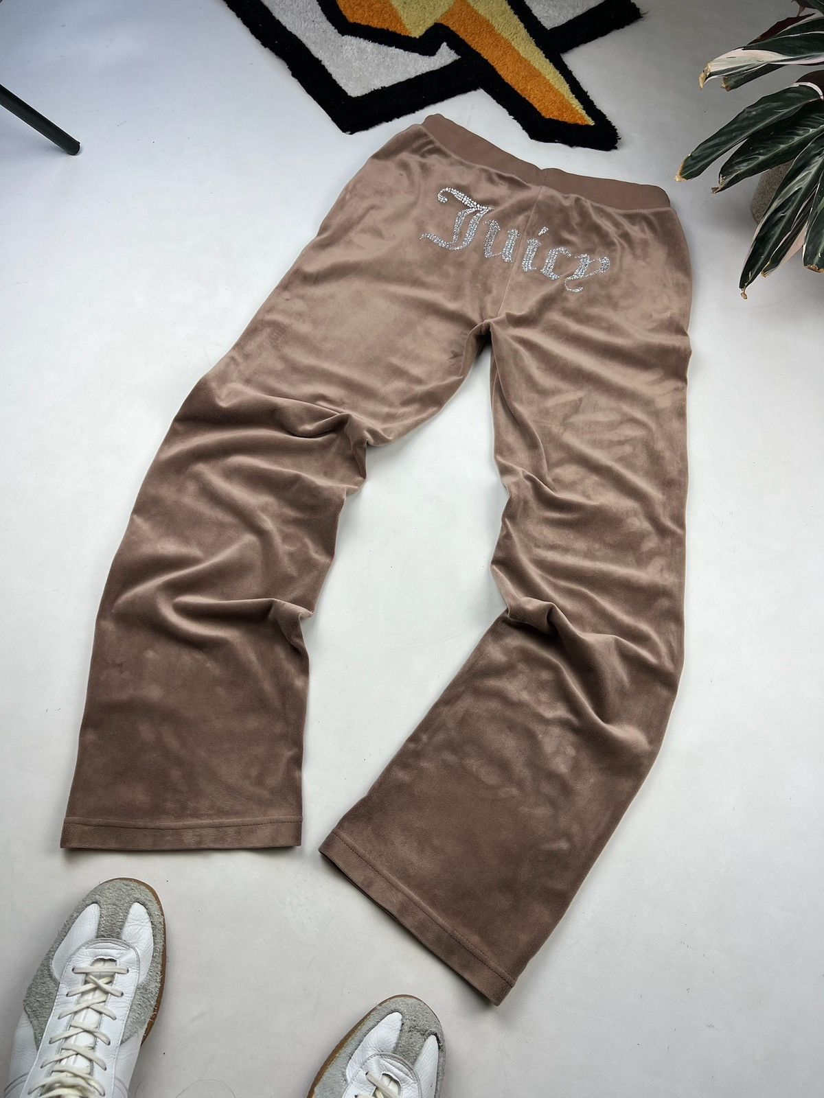 Juicy Couture × Vintage VINTAGE JUICY COUTURE VELOUR PANTS Size 28" / US 6 / IT 42 - 6 Thumbnail