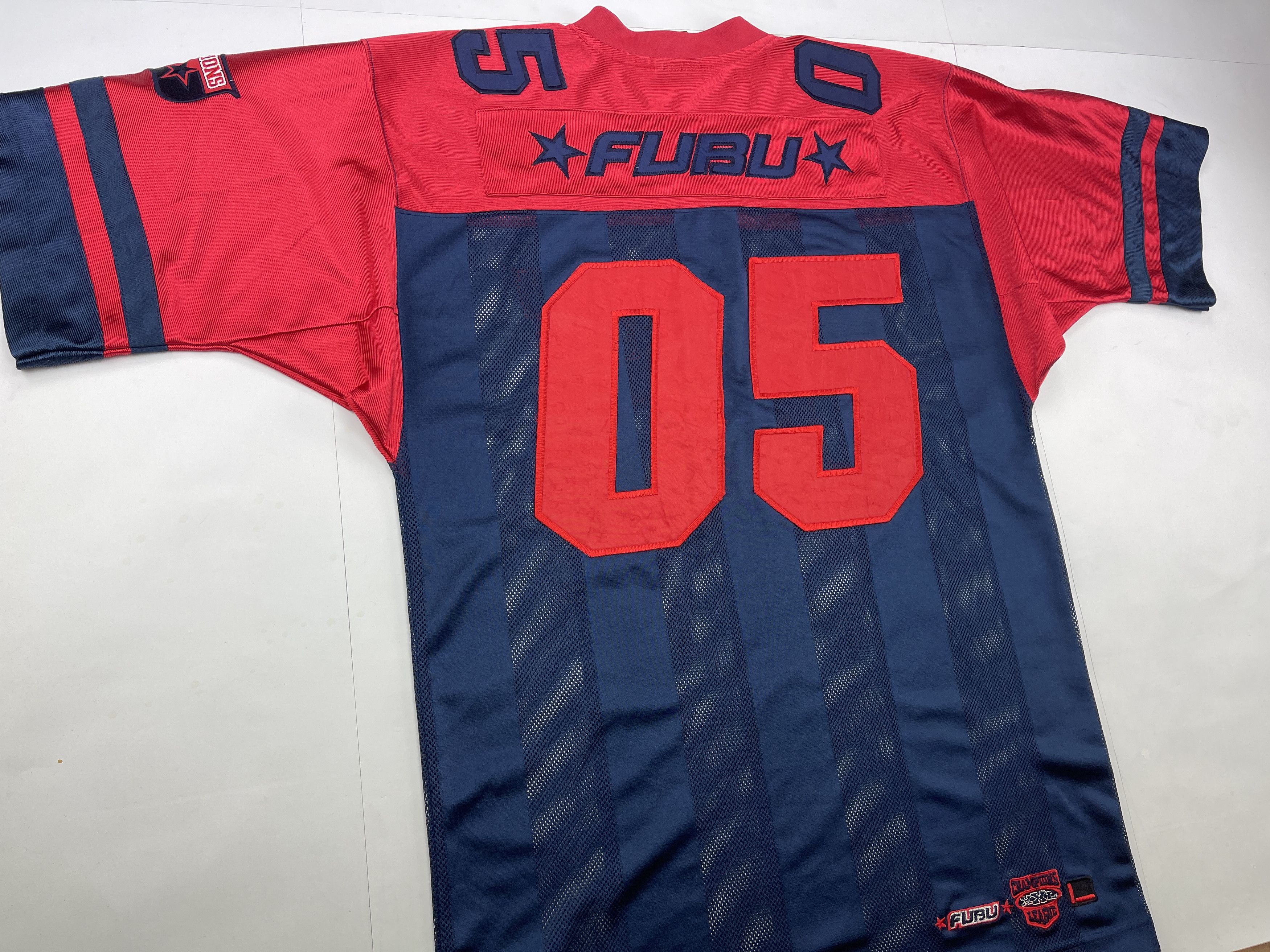 Fubu FUBU jersey, red, Fubu 05, vintage hip hop t-shirt, 90s M Size US M / EU 48-50 / 2 - 3 Thumbnail