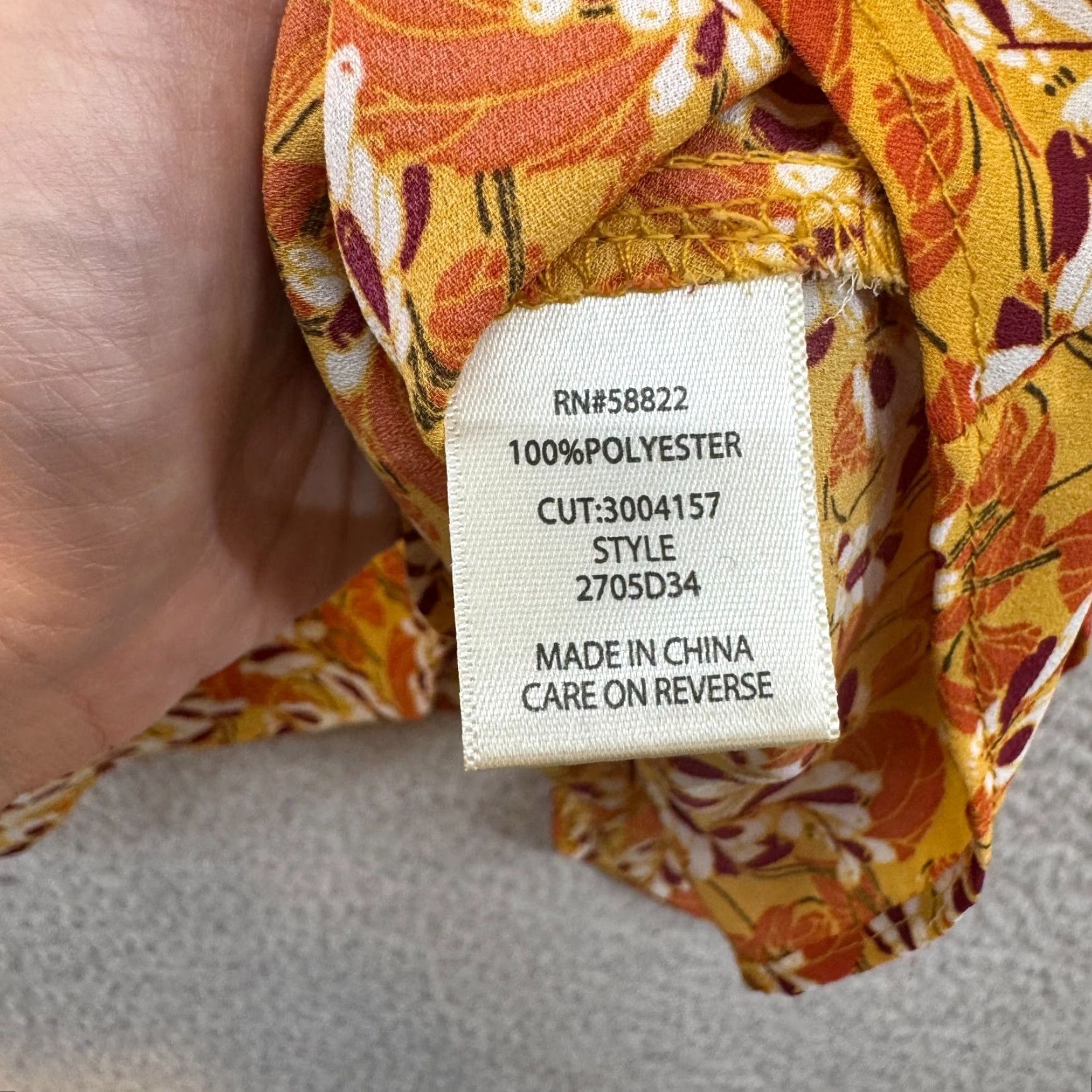 Vintage VINTAGE Y2K Wrap Top Shirt XS Yellow Floral Boho Grunge Bohemian Fairy Max Studio Size XS / US 0-2 / IT 36-38 - 7 Thumbnail