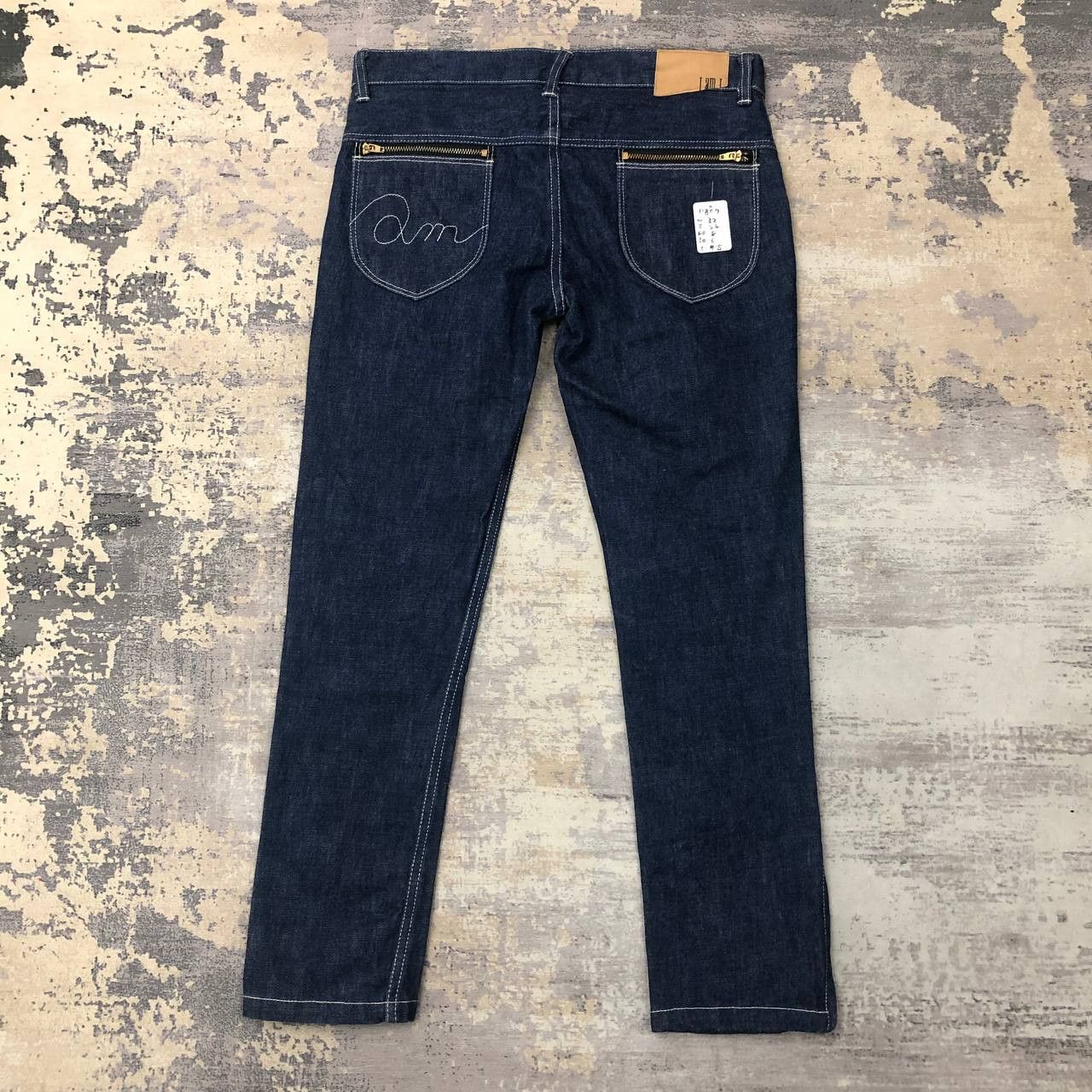 If Six Was Nine × Japanese Brand P807 I AM I MADE IN JAPAN SKINNY ZIPPER JEANS Size US 33 - 2 Thumbnail