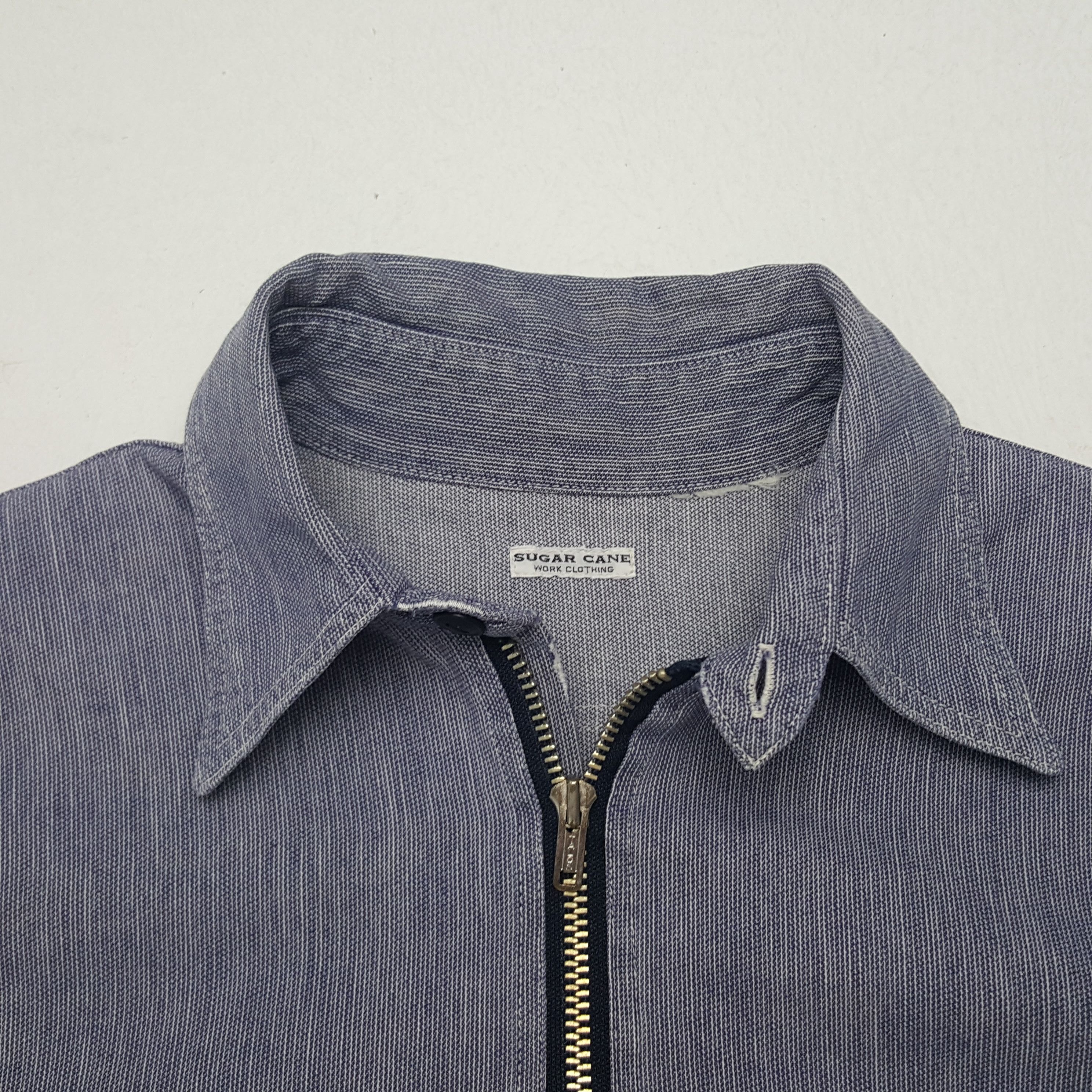Sugar Cane × Vintage Vintage Sugar Cane Half Zipper Polos Shirt Size US L / EU 52-54 / 3 - 3 Thumbnail