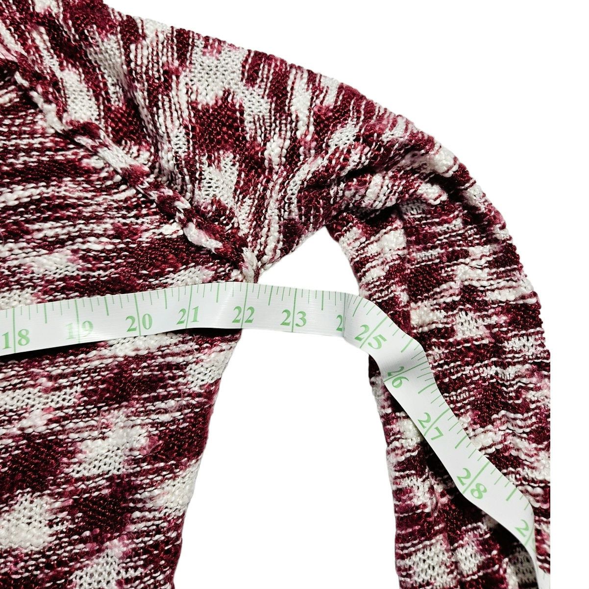 Other New Directions Crochet Sweater Bell Sleeves Sz. XL Raspberry Size XL / US 12-14 / IT 48-50 - 9 Thumbnail