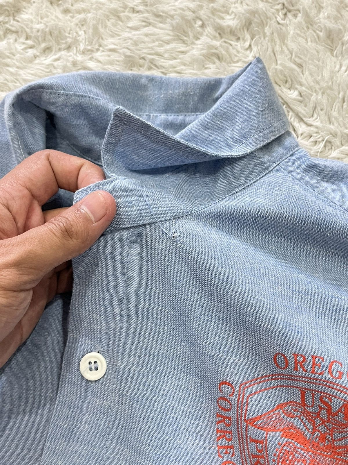 Other vintage inmate prisoner chambray work shirt Size US L / EU 52-54 / 3 - 7 Thumbnail