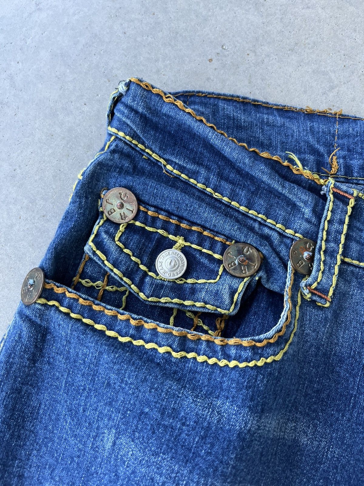 True Religion Vintage Y2K True Religion Baggy Denim Jeans Size US 36 / EU 52 - 5 Thumbnail