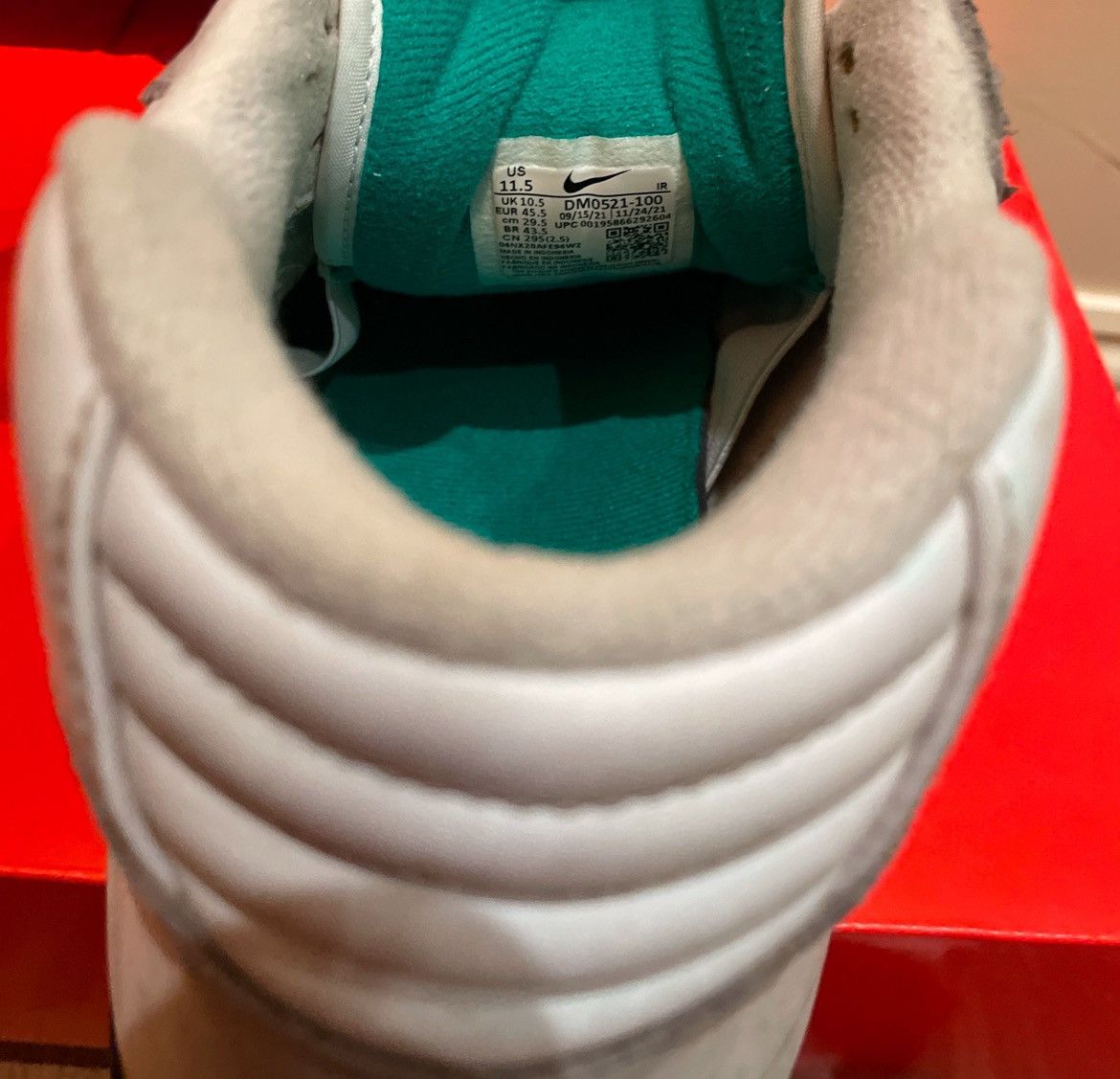 Jordan Brand × Nike Nike Air Trainer 1 Chlorophyll (2022) Size US 11.5 / EU 44-45 - 6 Thumbnail