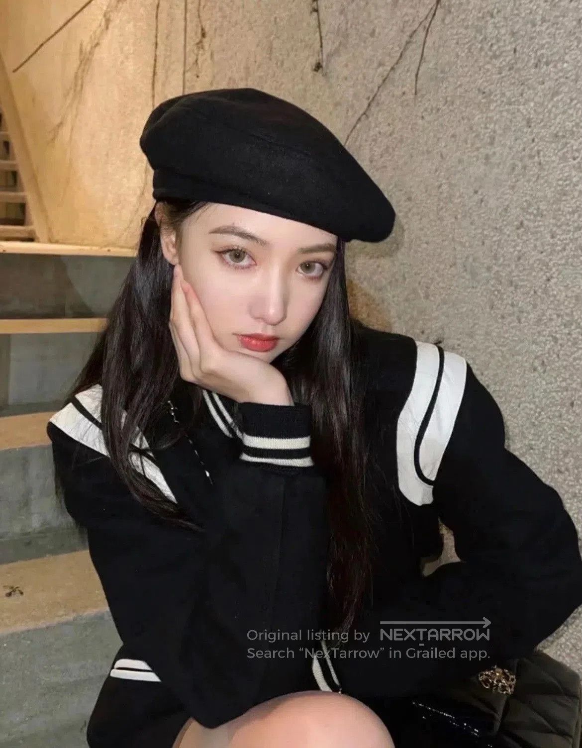 Saint Laurent Paris Saint Laurent Black White Baseball Jacket. Size US XXS / EU 40 - 8 Thumbnail